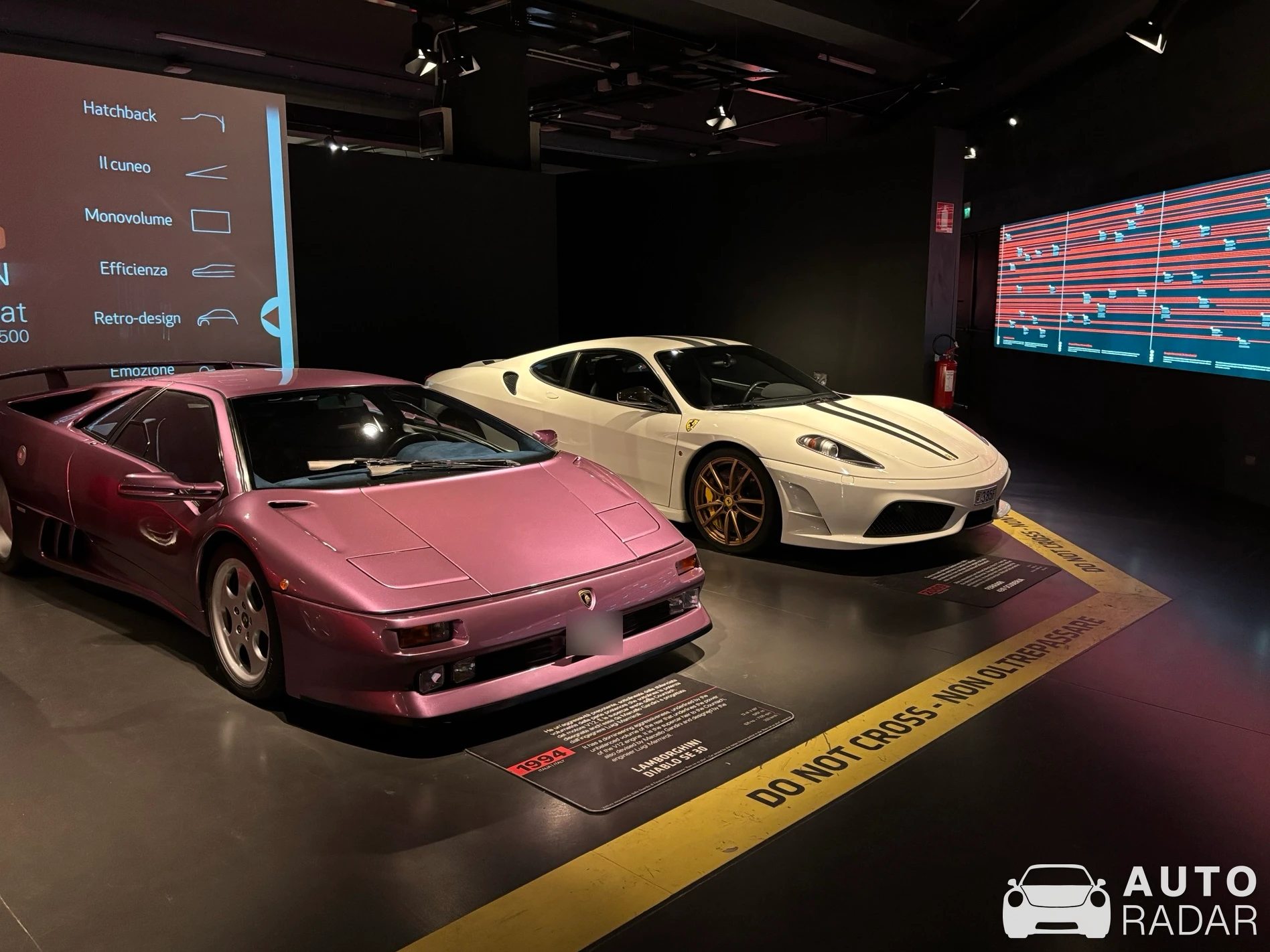 Lamborghini Diablo SE30 spotted in Turin