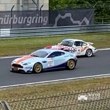 Aston Martin V8 Vantage GT4 spotted in Egmond aan Zee