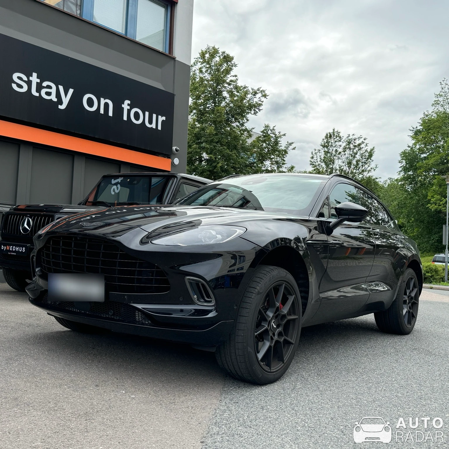 Aston Martin DBX spotted in Billingstad