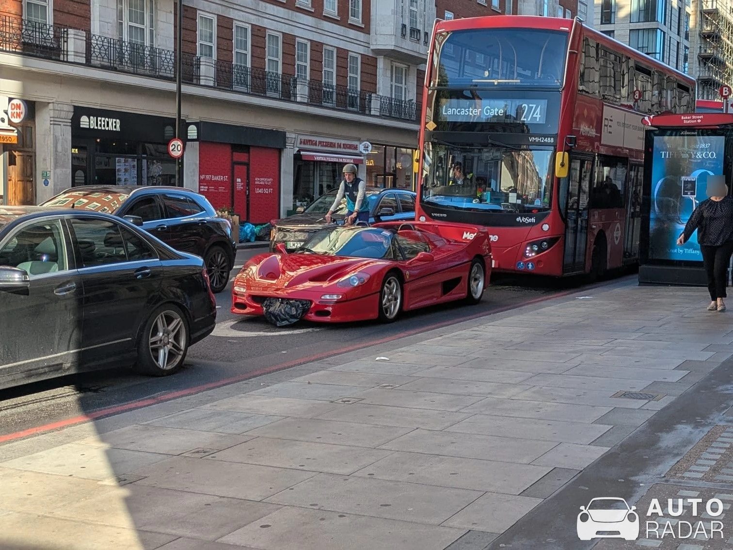 Ferrari F50 spotted in London