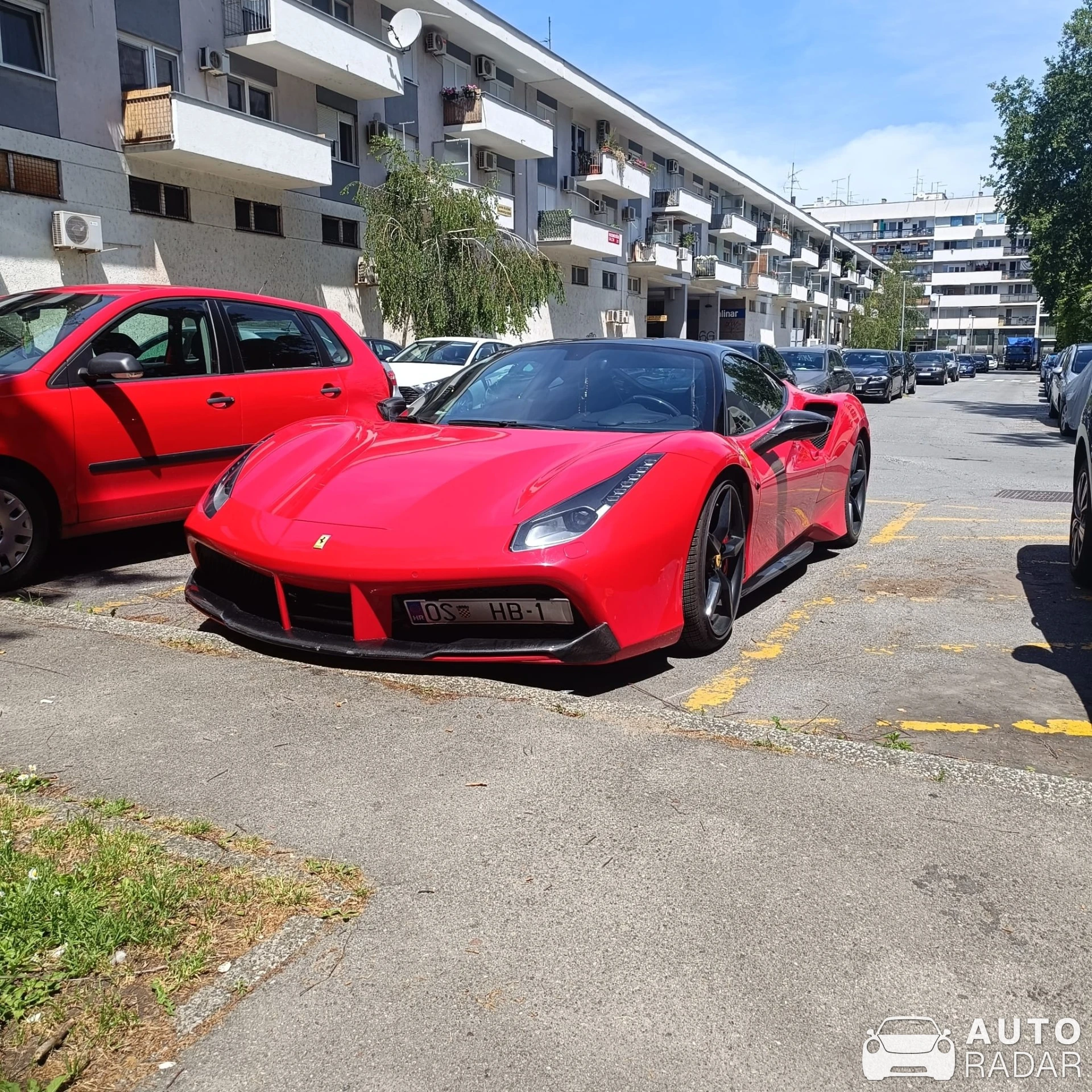 Ferrari 488 GTB spotted in Osijek