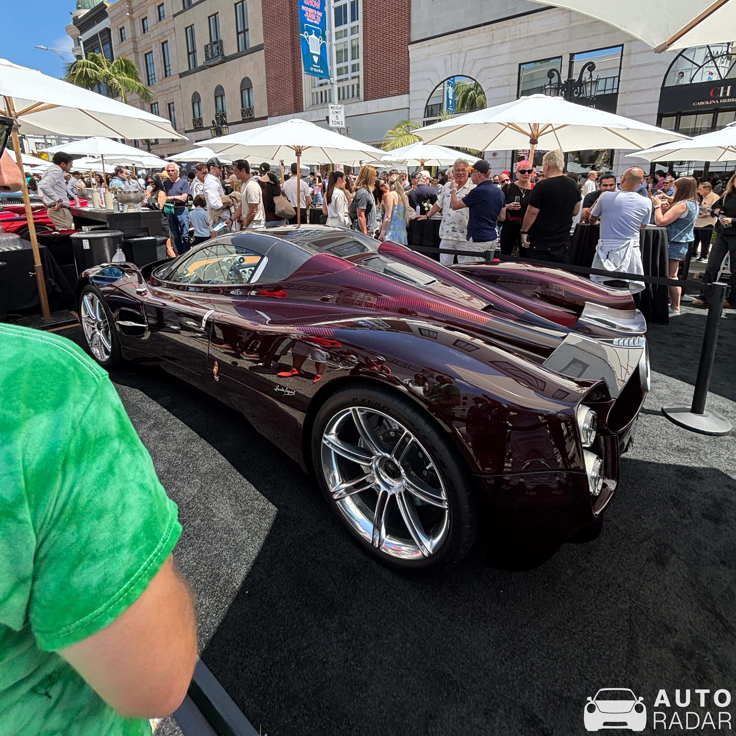 Pagani Utopia Roadster spotted in Beverly Hills