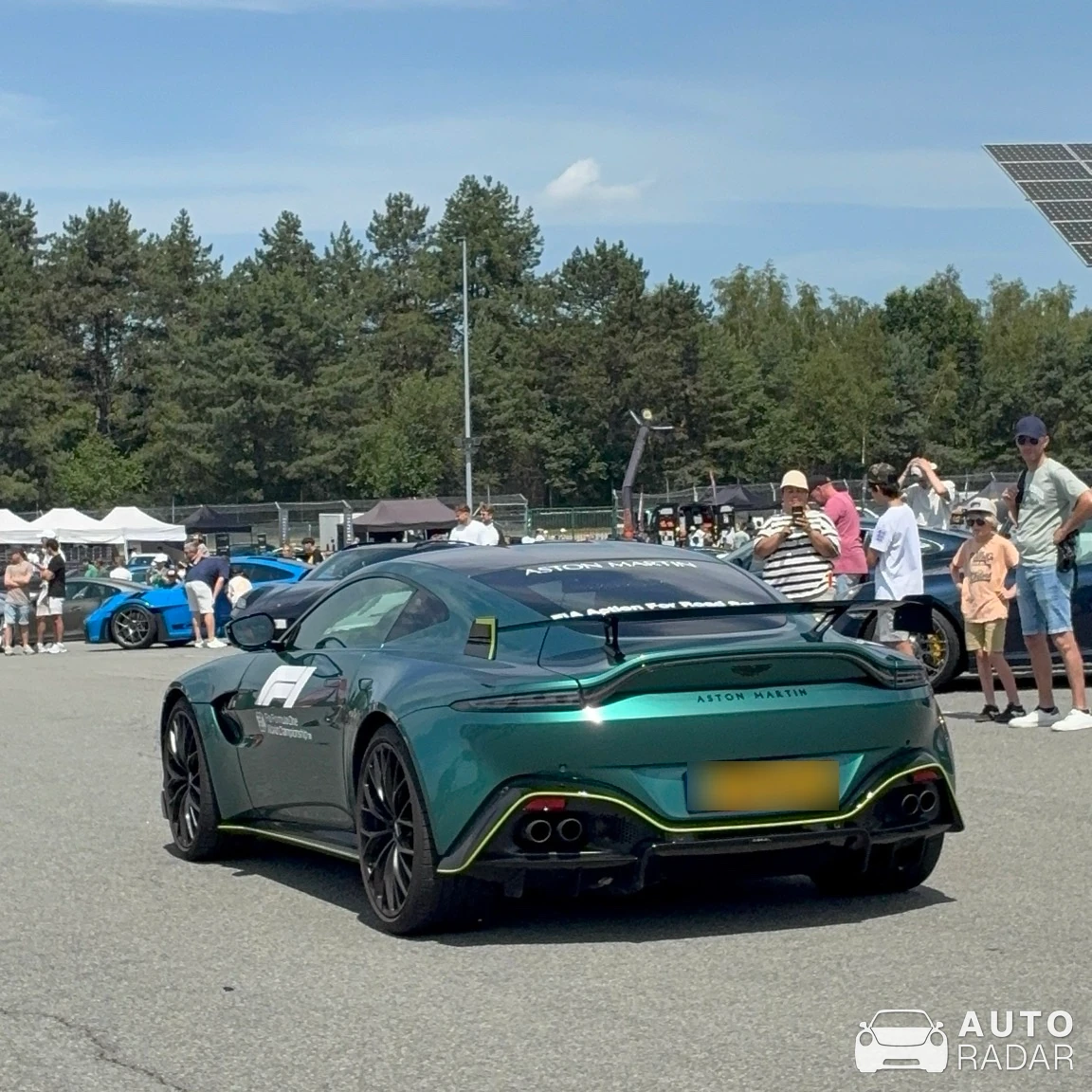 Aston Martin V8 Vantage Formula 1 Edition spotted in Heusden