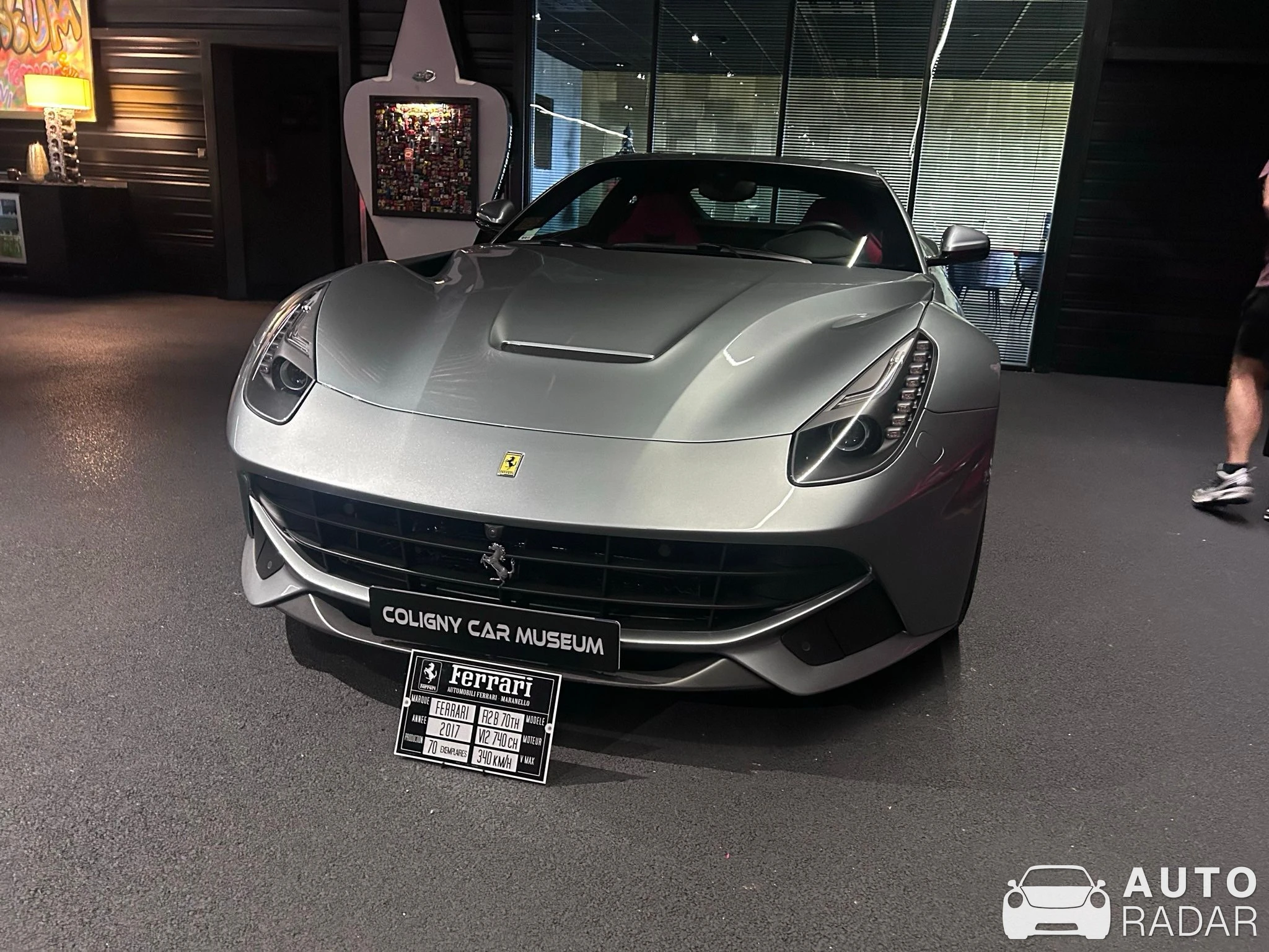 Ferrari F12Berlinetta 70th Anniversary  spotted in Coligny