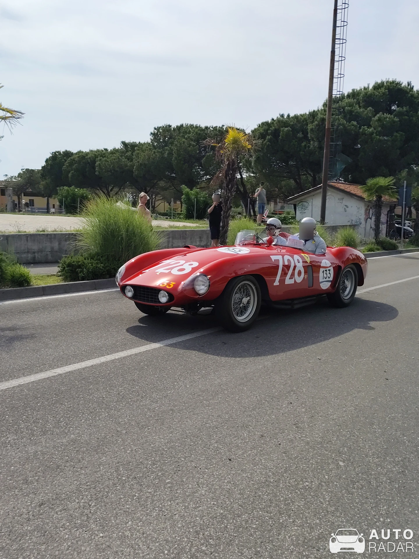 Ferrari 750 Monza spotted in Sirmione