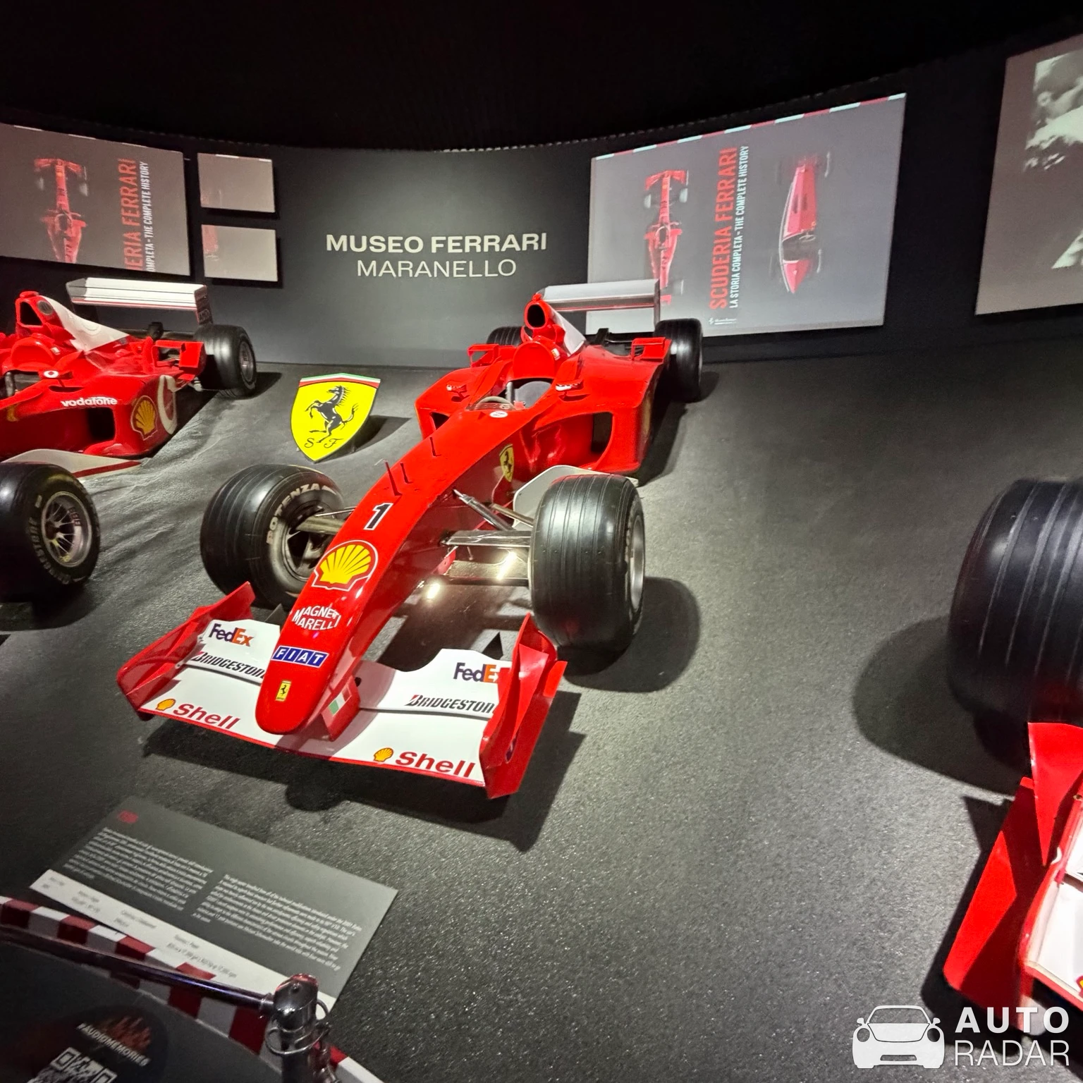 Ferrari F2001 spotted in Maranello