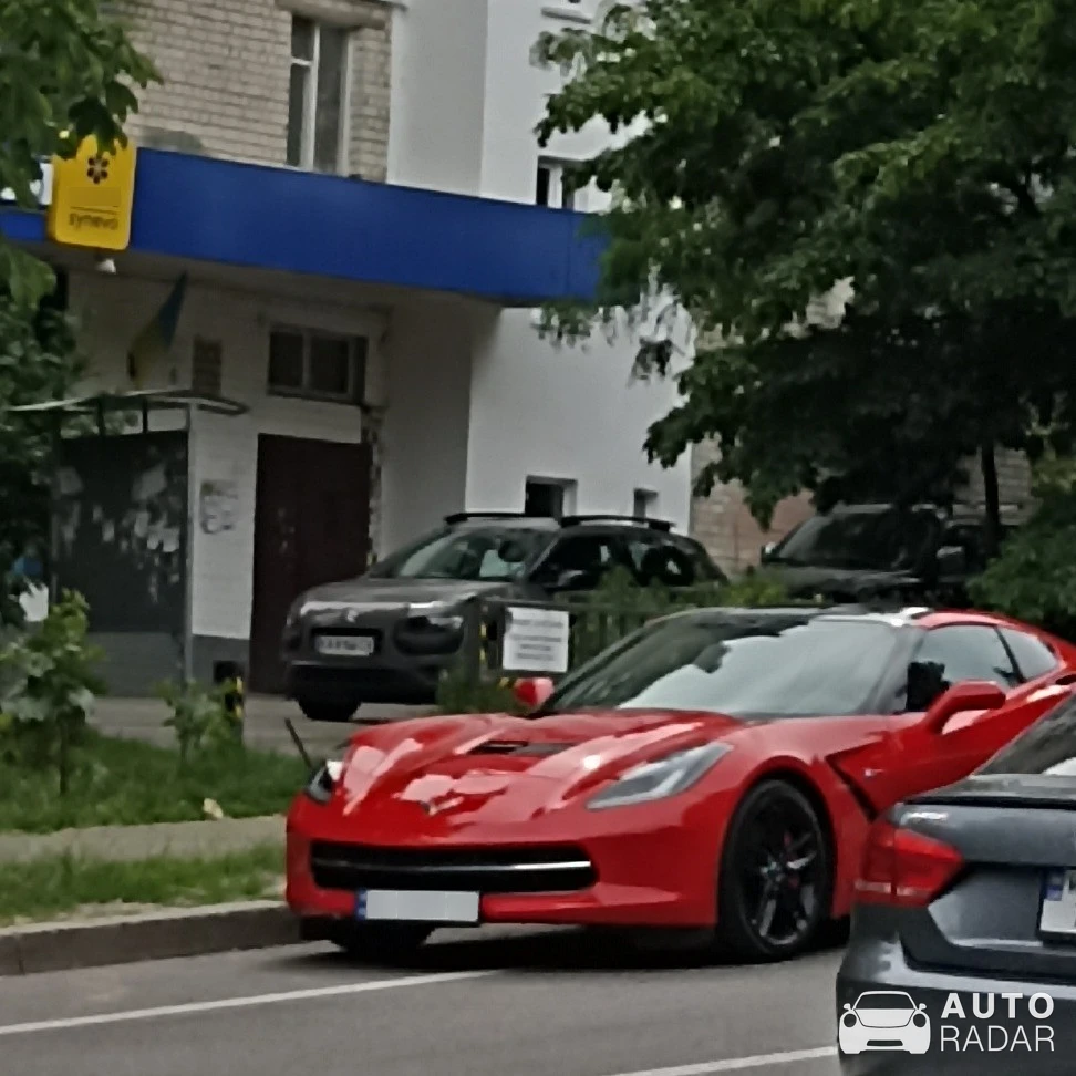 Chevrolet Corvette C7 spotted in Kyiv, Ukraine