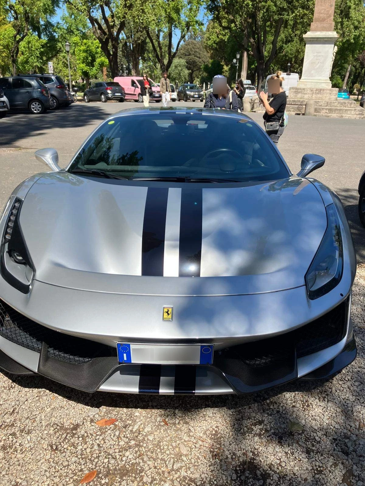 Ferrari 488 Pista spotted in Roma, Italia