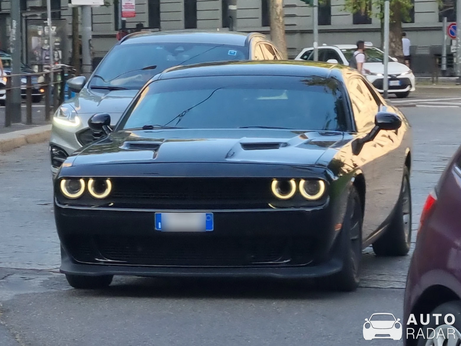 Dodge Challenger spotted in Milano, Italy