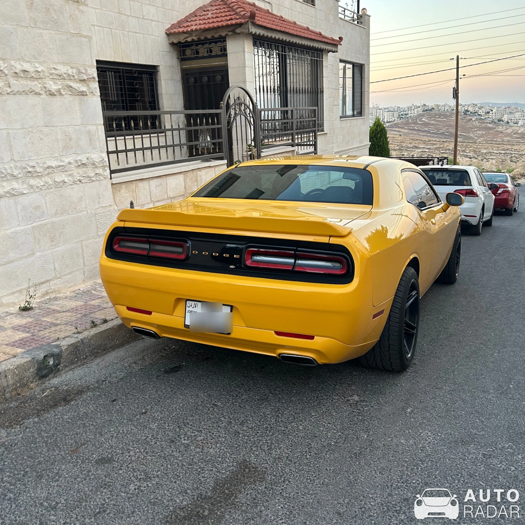 Dodge Challenger SE 2013 spotted in Amman, Jordan