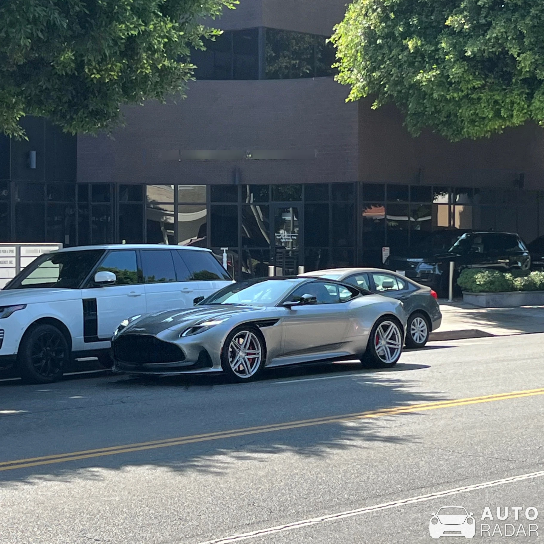 Aston Martin DB12 spotted in Los Angeles, United States