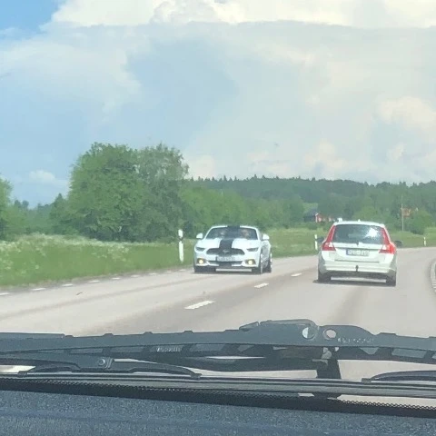 Ford Mustang 2.3 Ecoboost Convertible spotted in Borgunda, Sverige