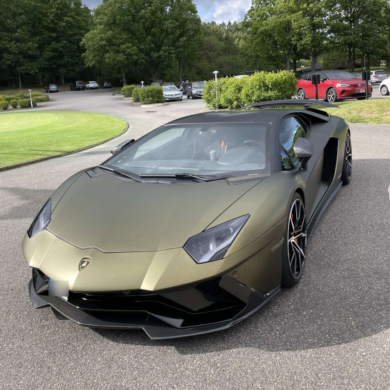 Lamborghini Aventador spotted in Hallands län, Sverige