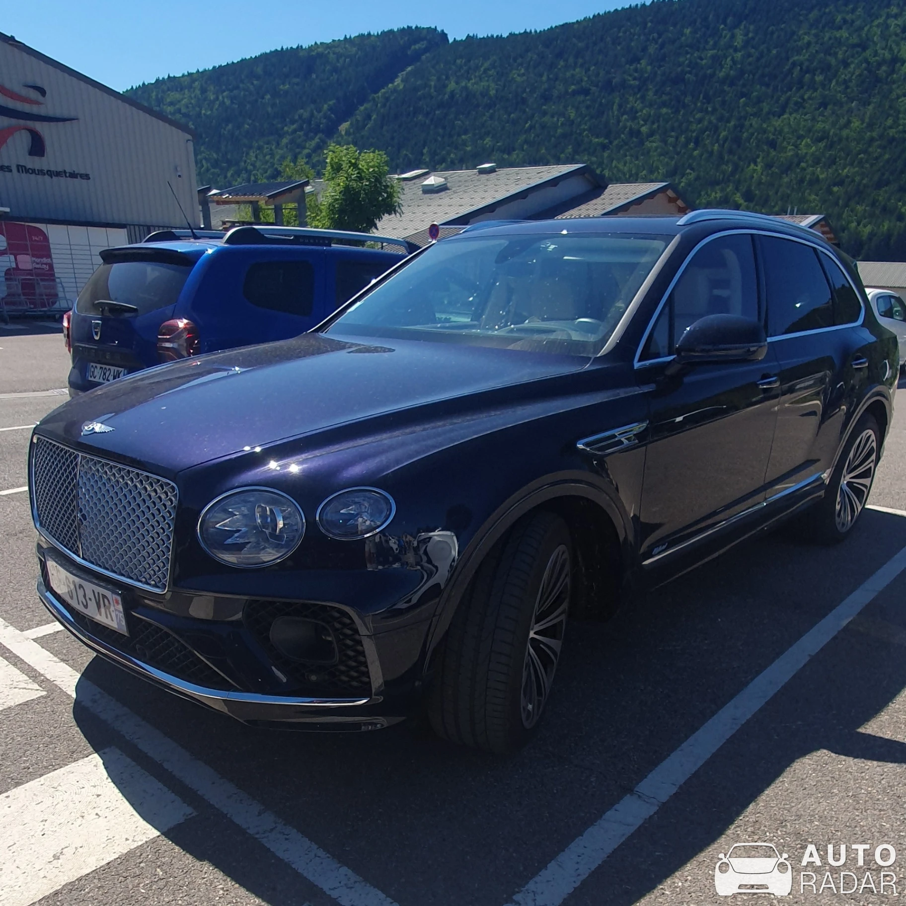 Bentley Bentayga spotted in Villard-de-Lans, France