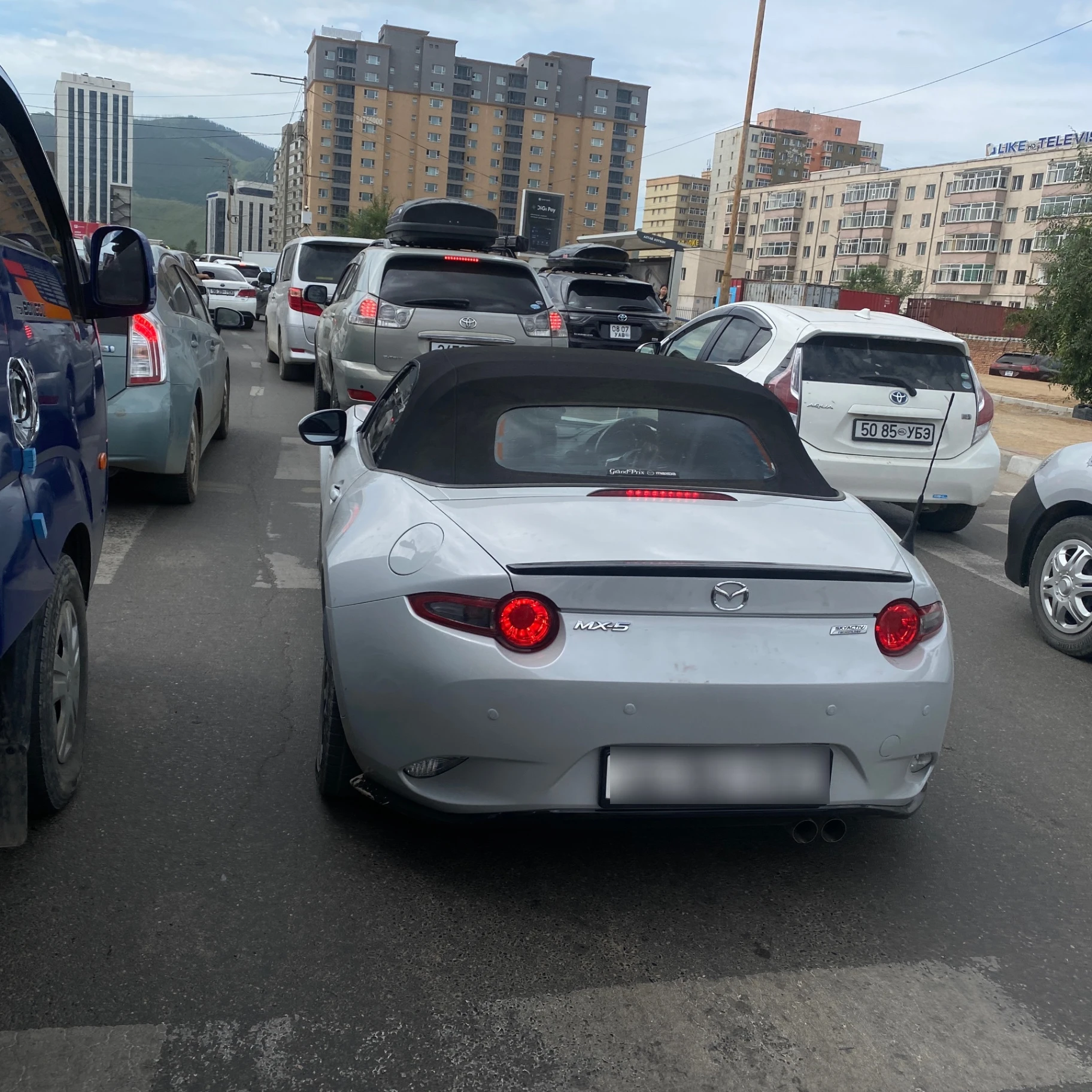 Mazda MX-5 spotted in Ulaanbaatar, Mongolia