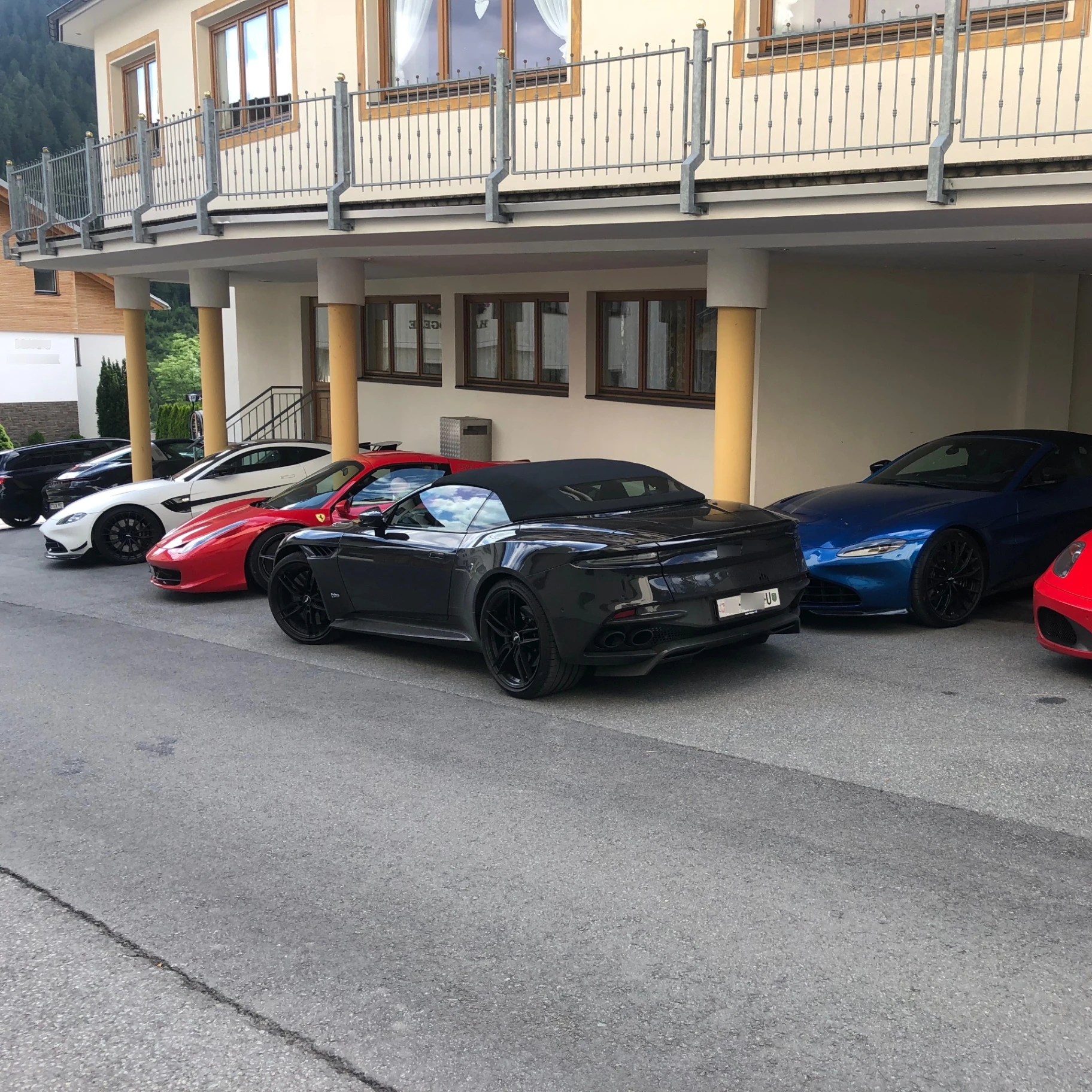 Aston Martin DBS Superleggera spotted in Serfaus, Austria