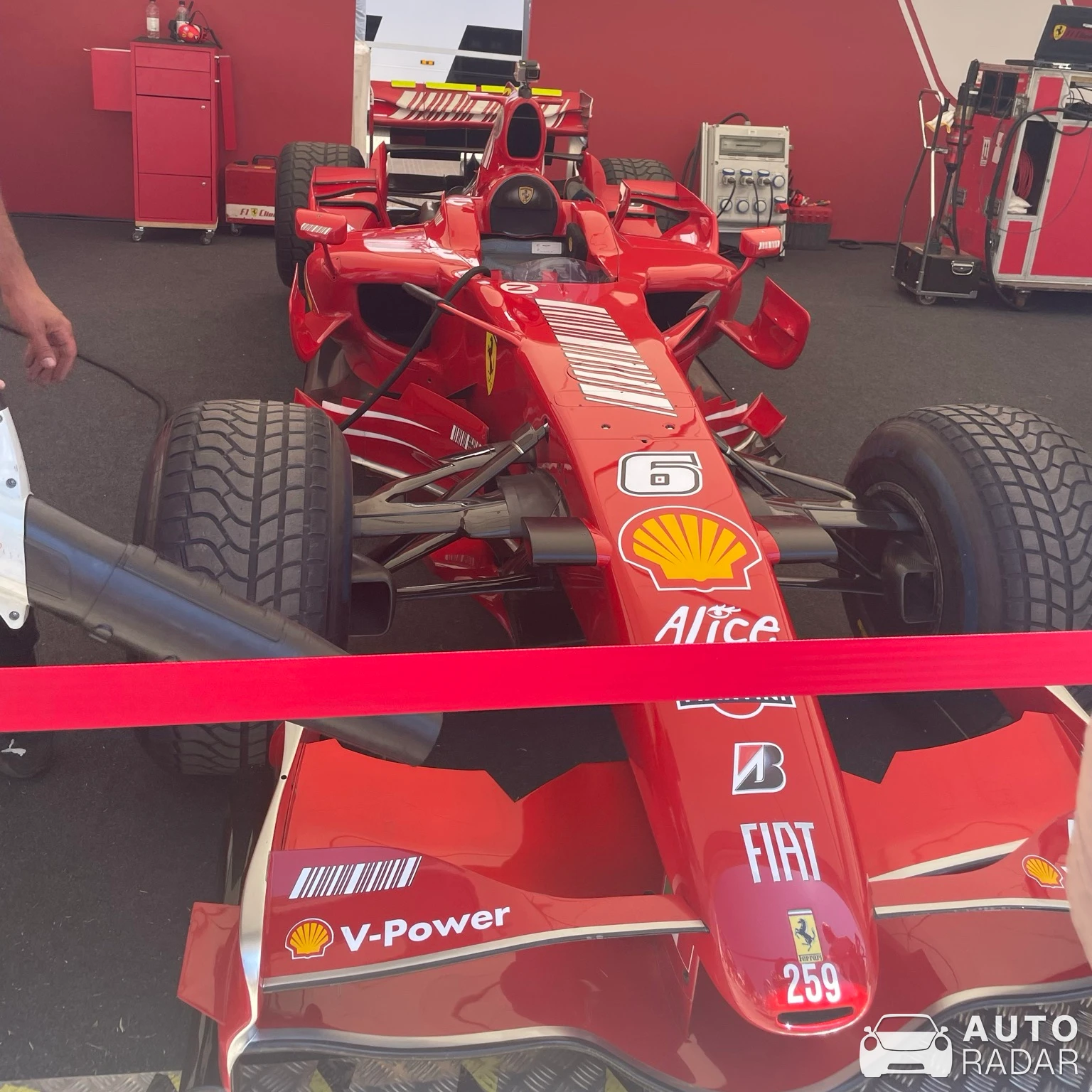 Ferrari F2001 spotted in Chichester