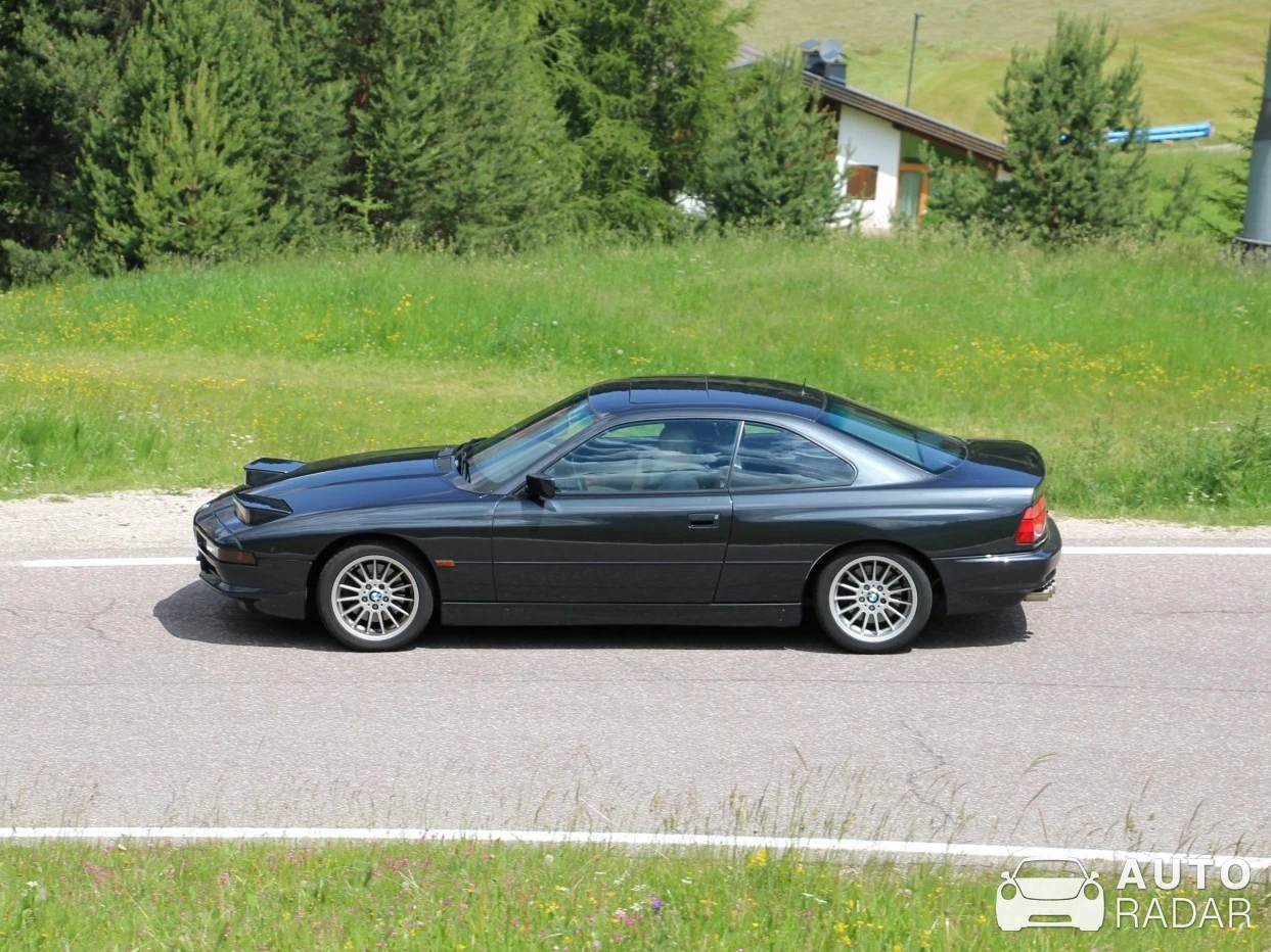 BMW 7 Series E32 spotted in Corvara in Badia