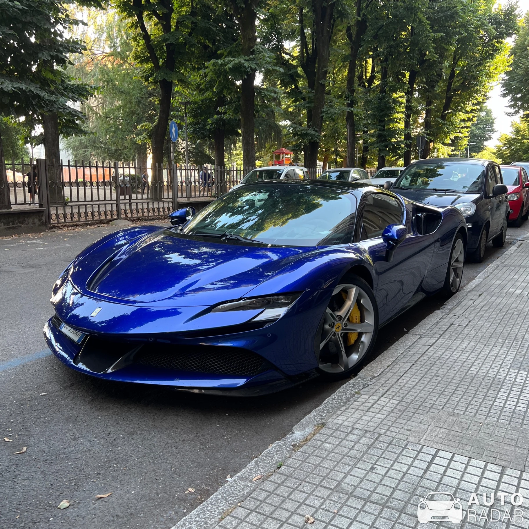 Ferrari SF90 Spider spotted in Vigevano, Italy