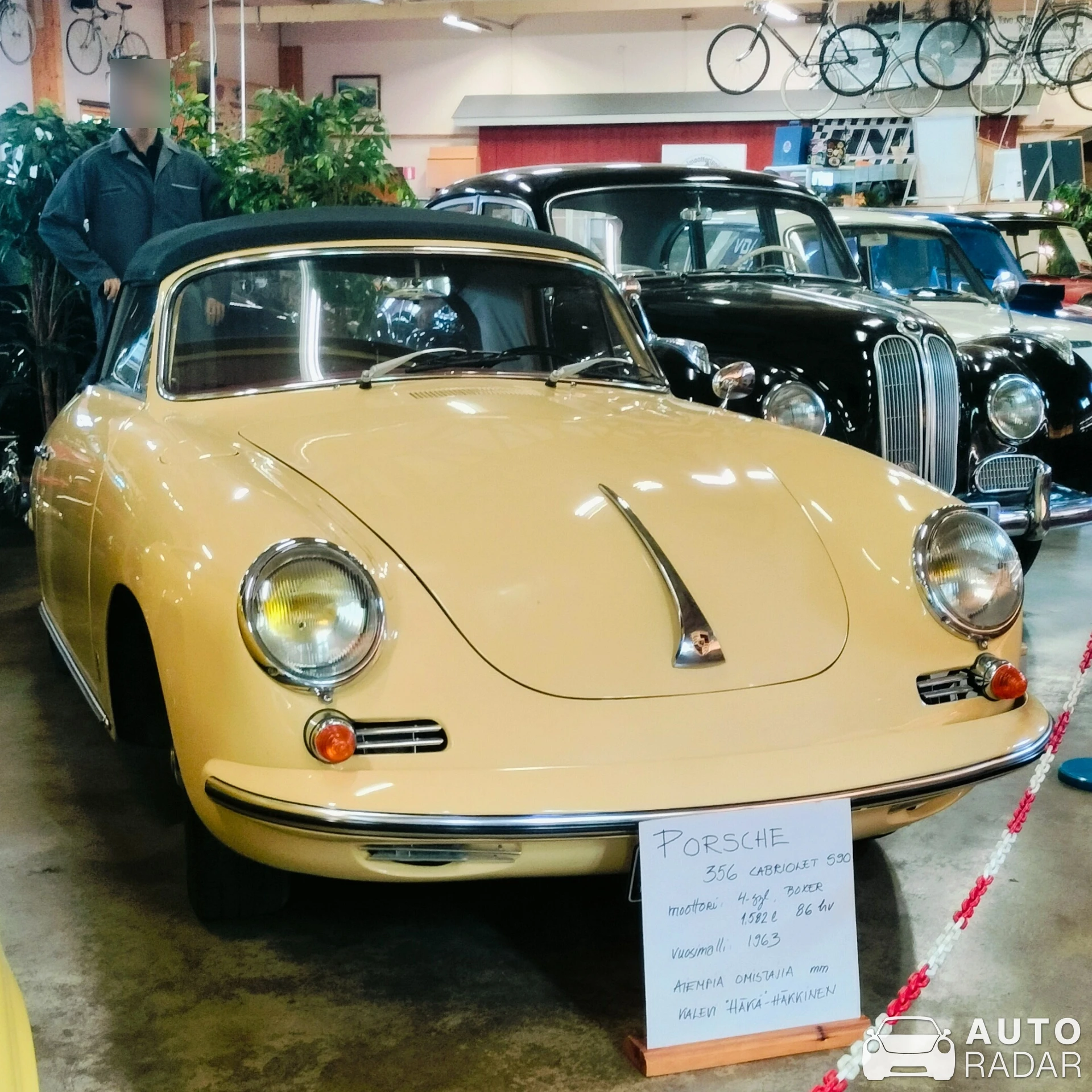 Porsche 356 A Cabriolet spotted in Kaivanto