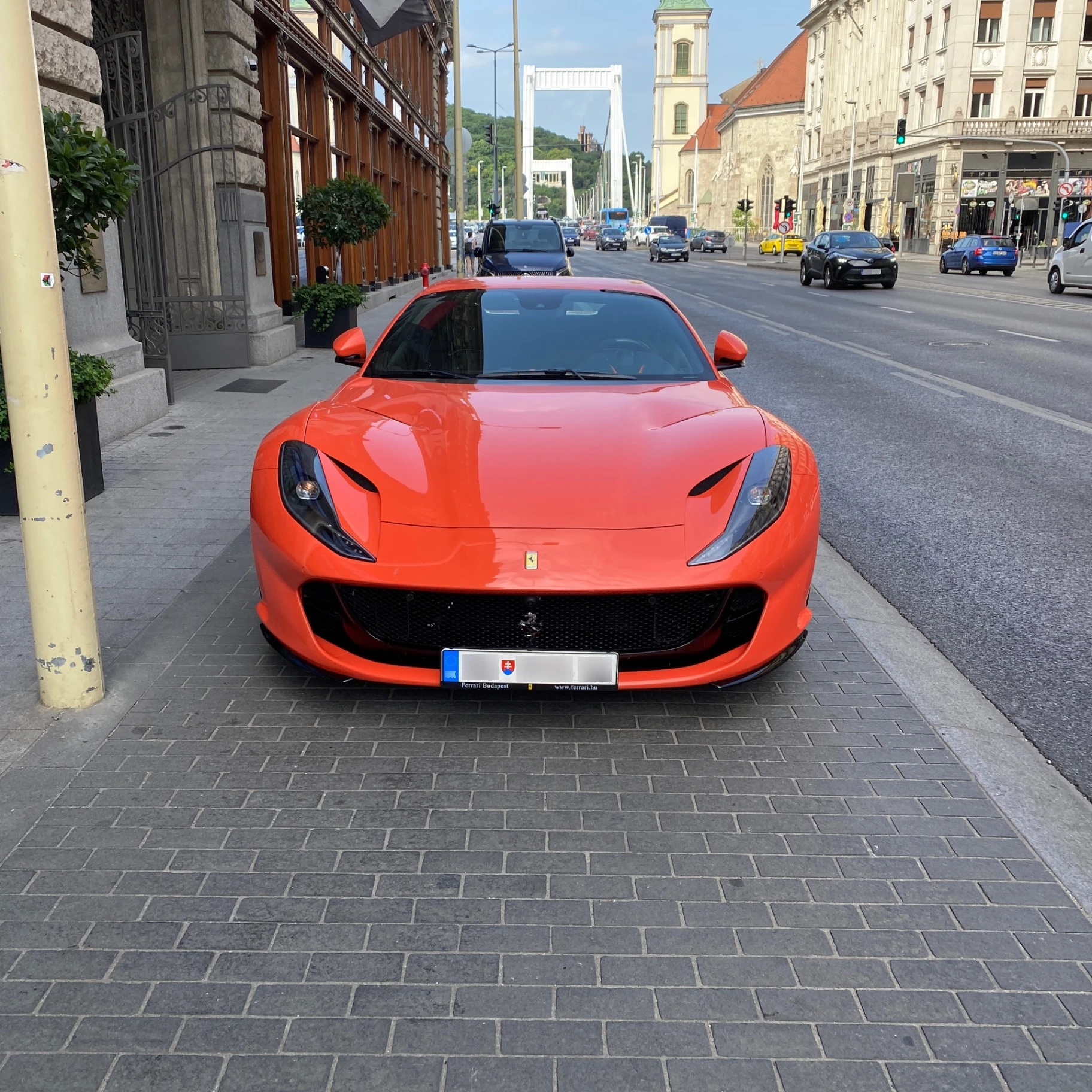 Ferrari 812 GTS spotted in Budapest, Hungary
