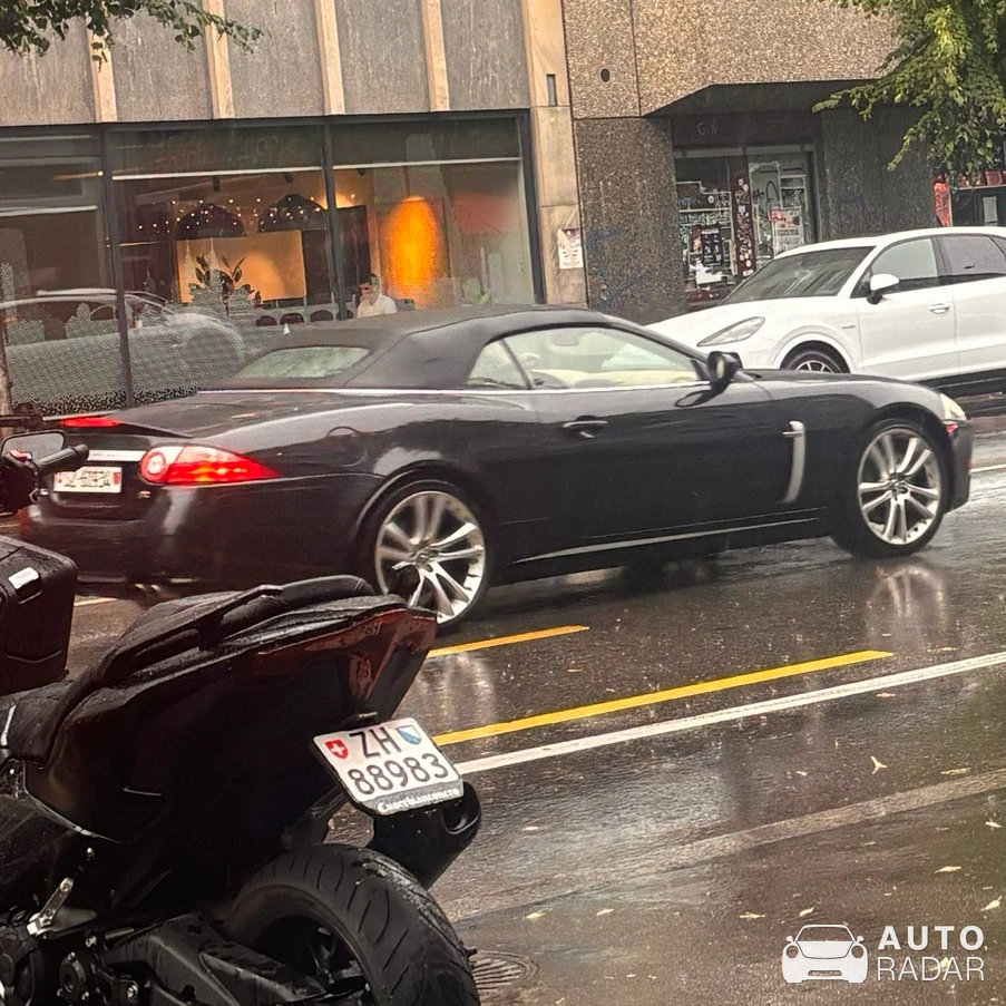 Jaguar XK Convertible spotted in Zürich