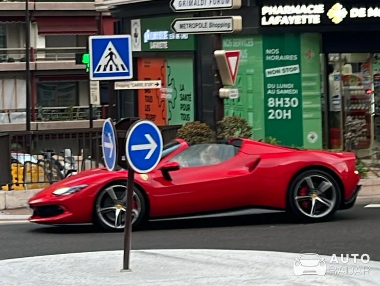 Ferrari 296 spotted in Monaco