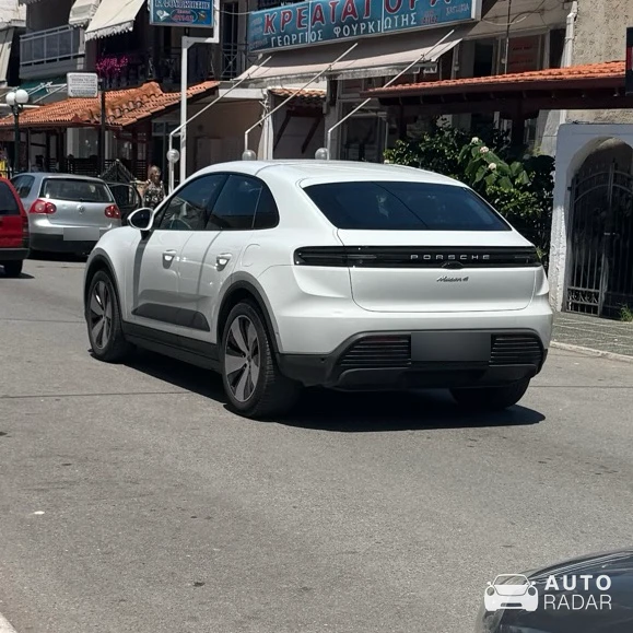 Porsche Macan 4 EV spotted in Platamonas