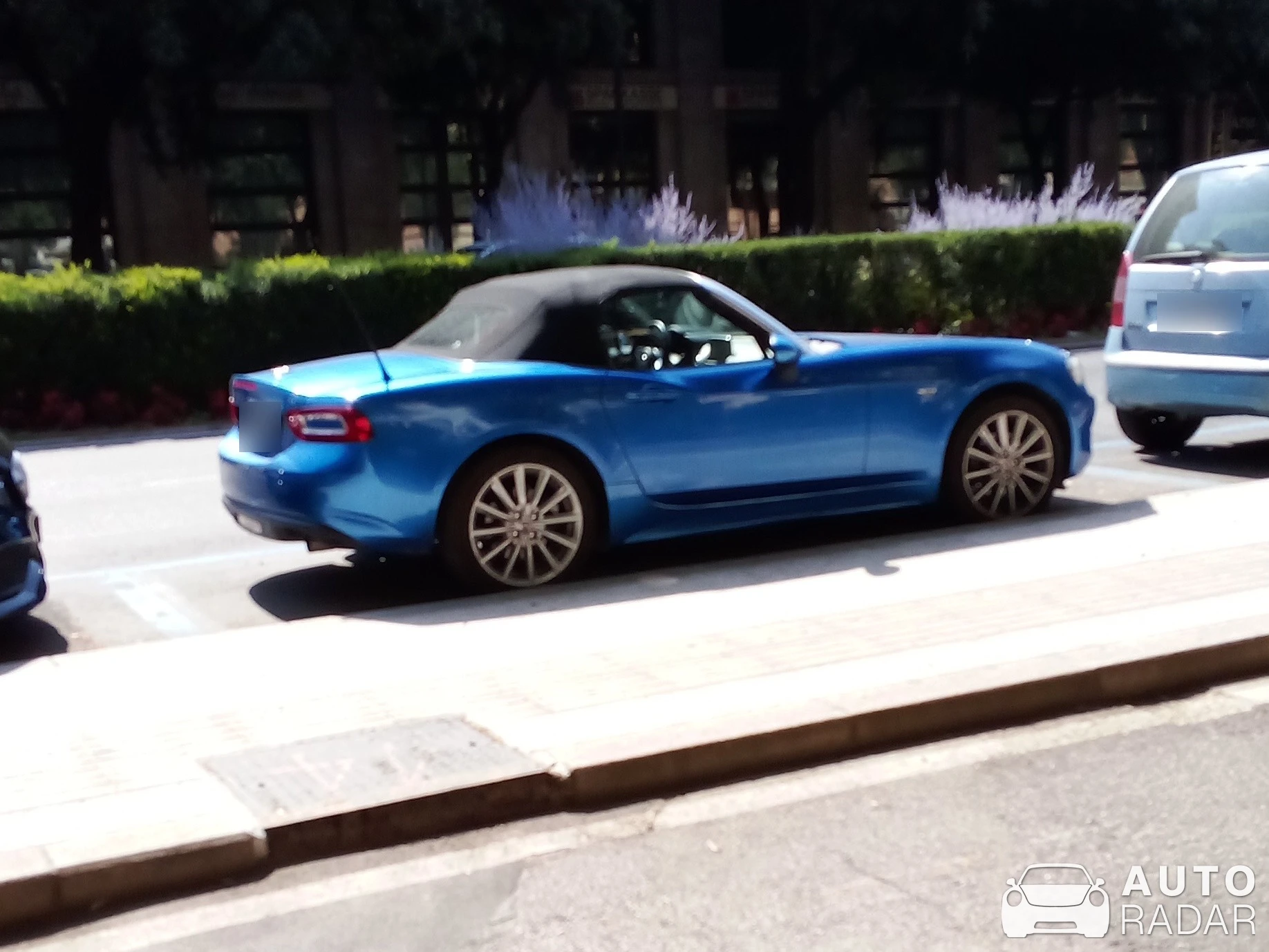Fiat 124 Spider spotted in Ferrara