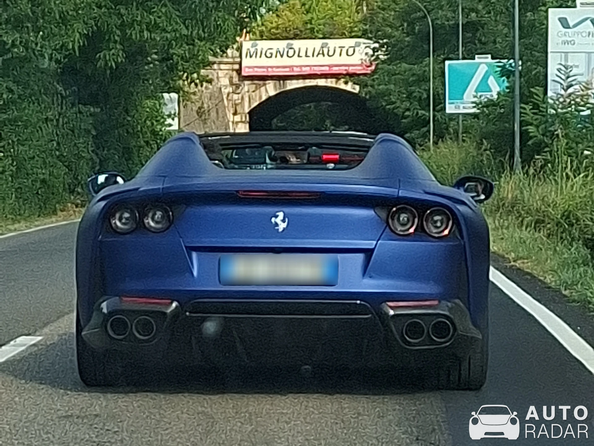 Ferrari 812 GTS spotted in San Martino Buon Albergo