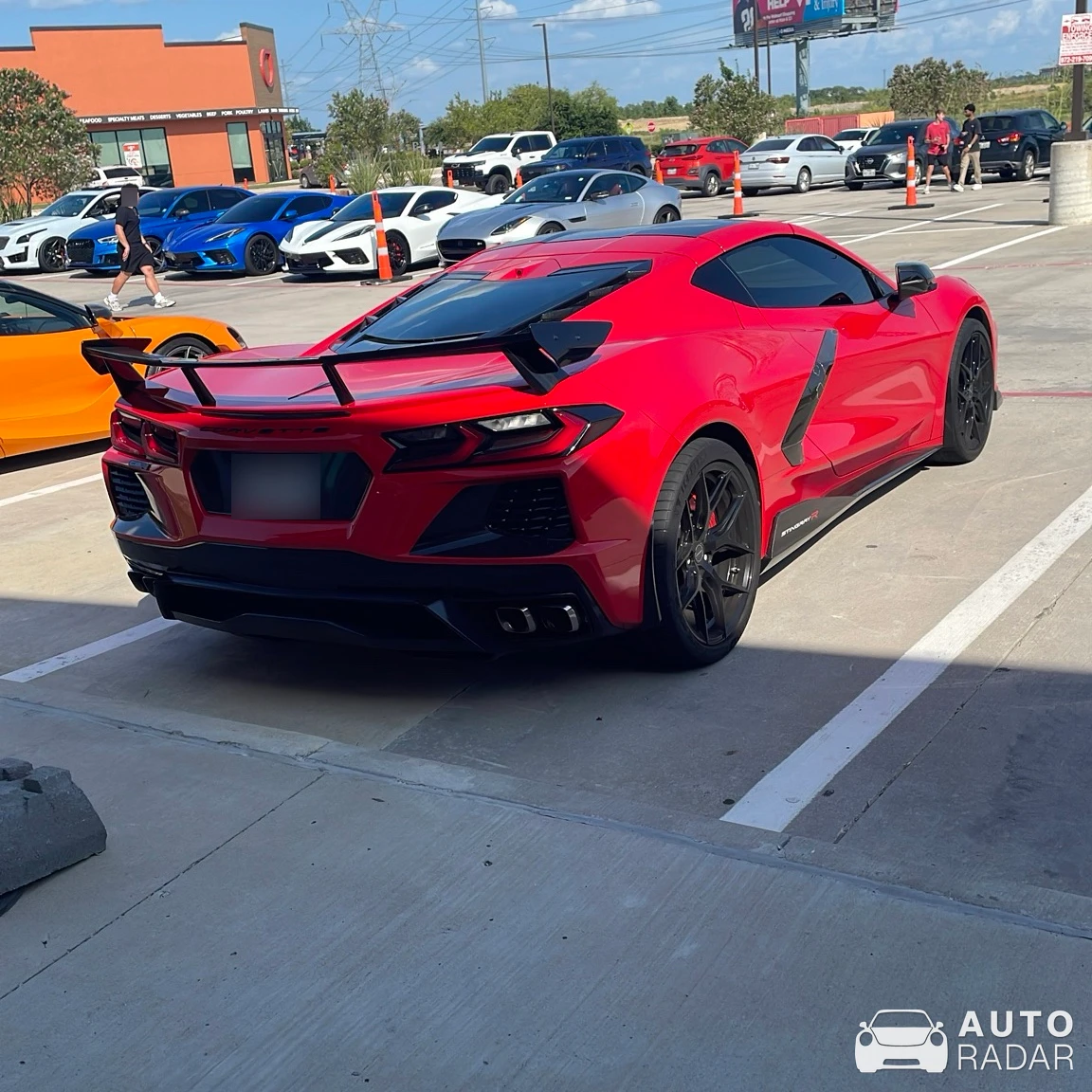 Chevrolet Corvette C8 spotted in Lewisville