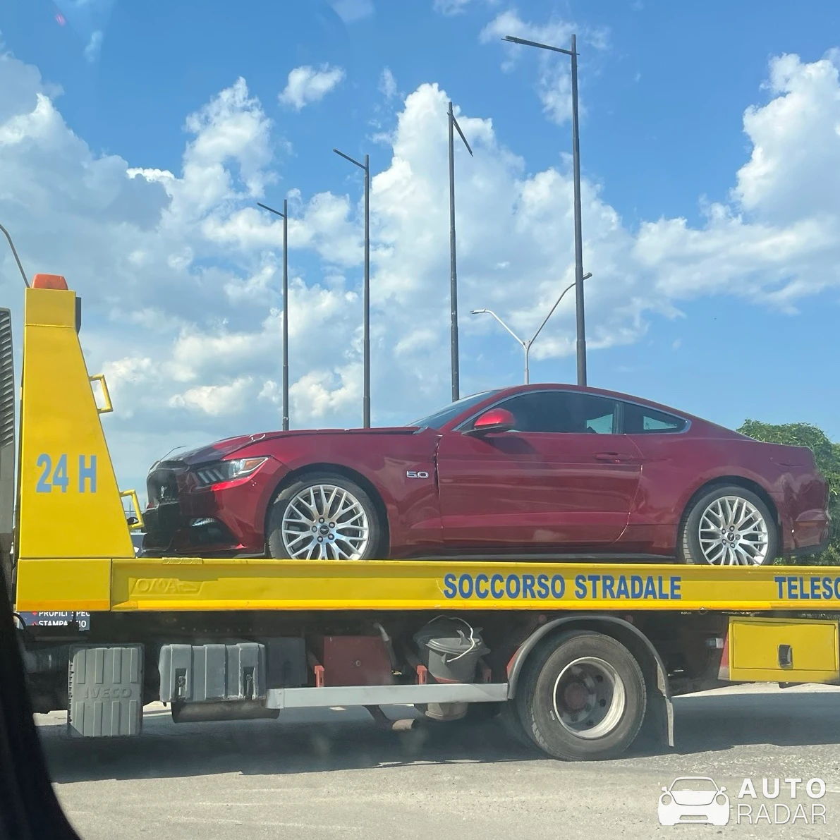 Ford Mustang GT spotted in Aversa