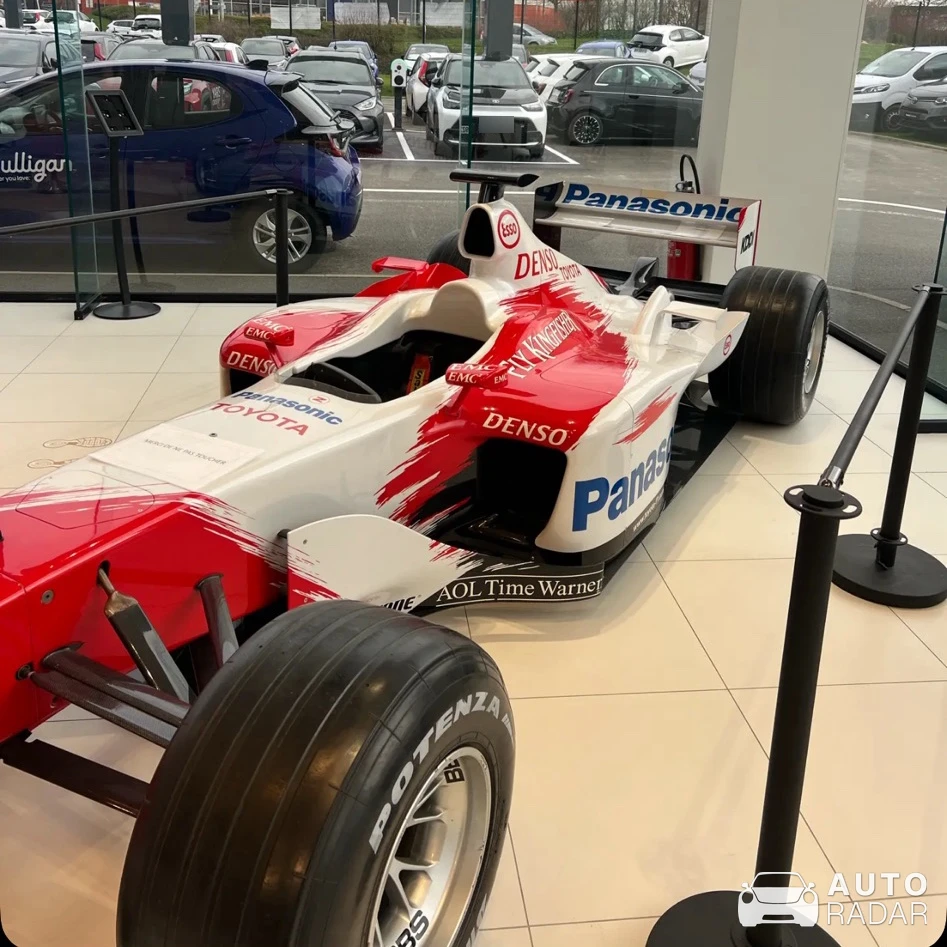 Toyota TF102 Formula One Car spotted in Cholet