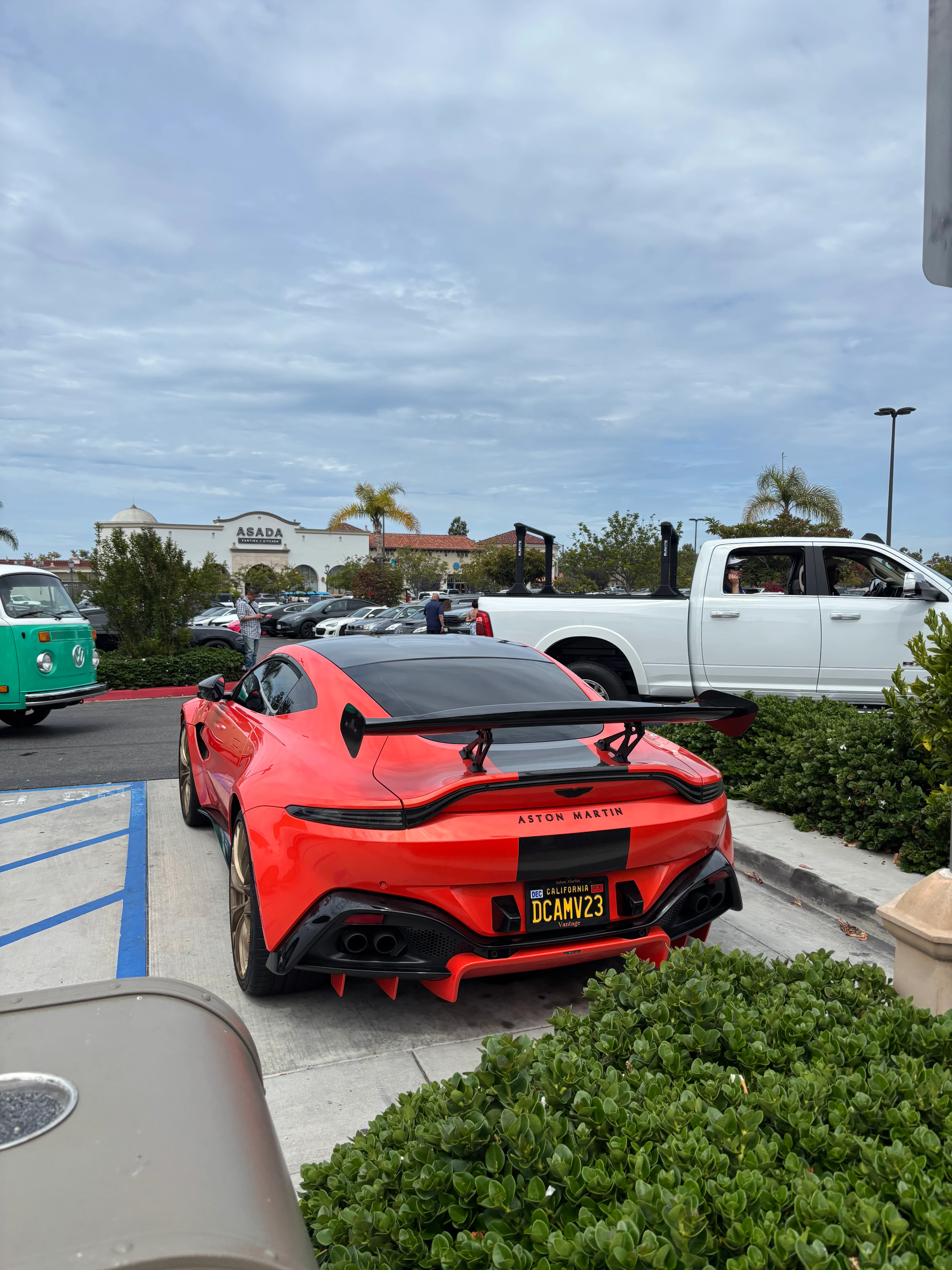 Aston Martin V8 Vantage Formula 1 Edition spotted in San Clemente