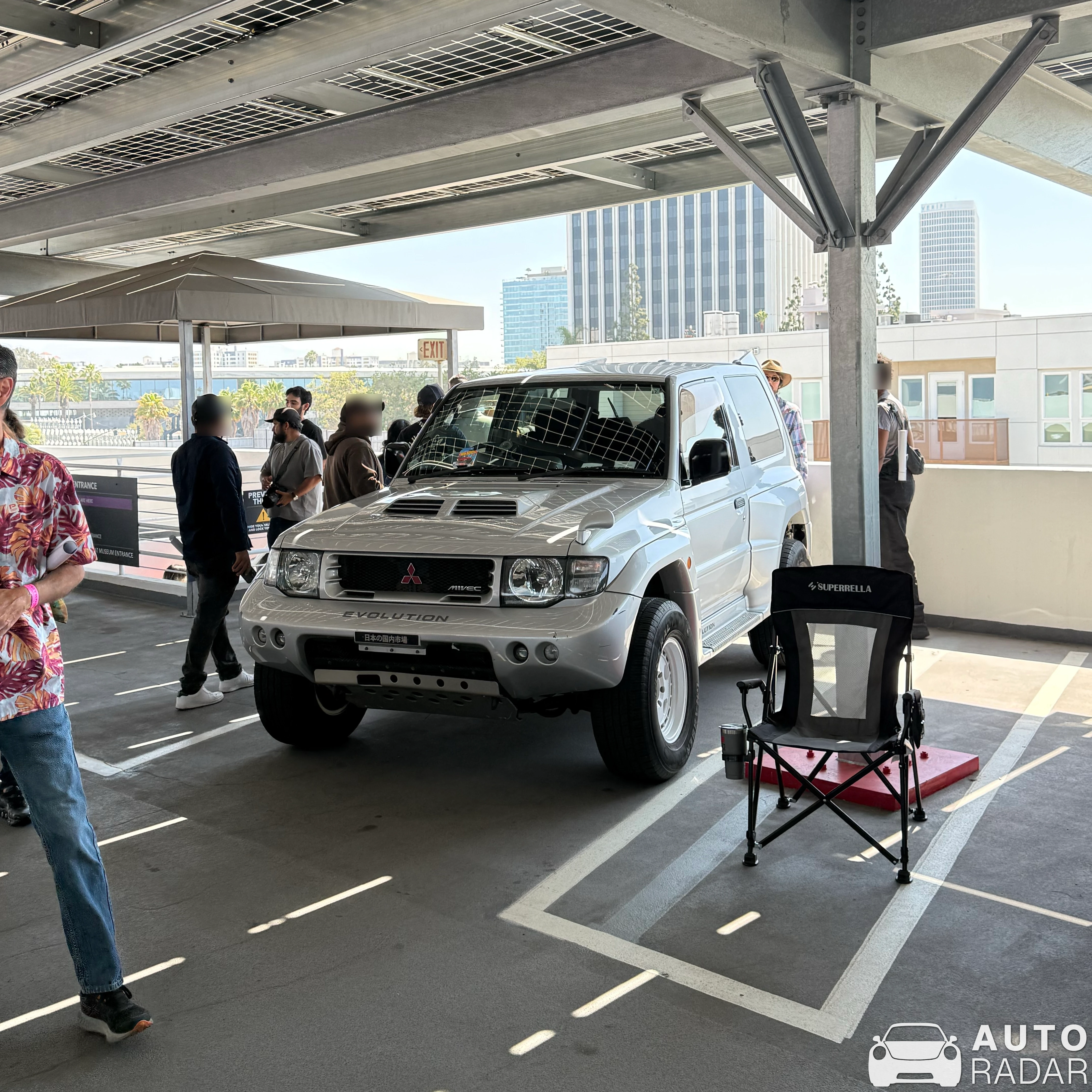 Mitsubishi Pajero Evolution spotted in Los Angeles