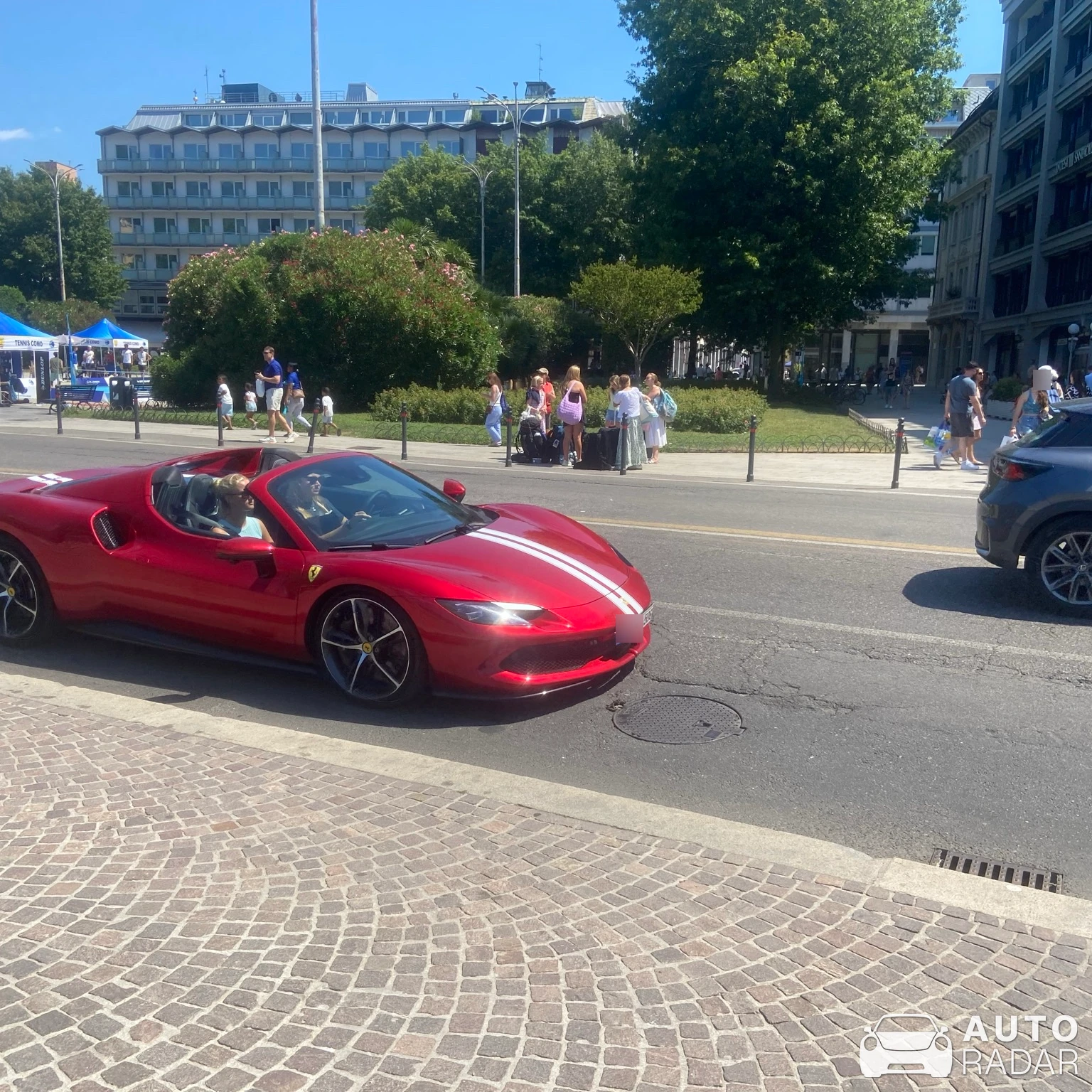 Ferrari 296 GTS spotted in Cernobbio