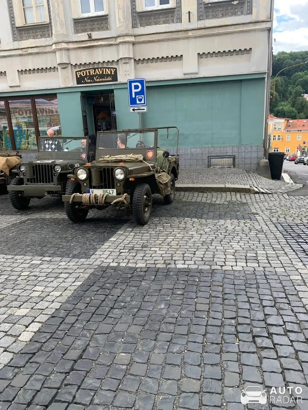 Jeep Willys MB spotted in Benešov nad Ploučnicí