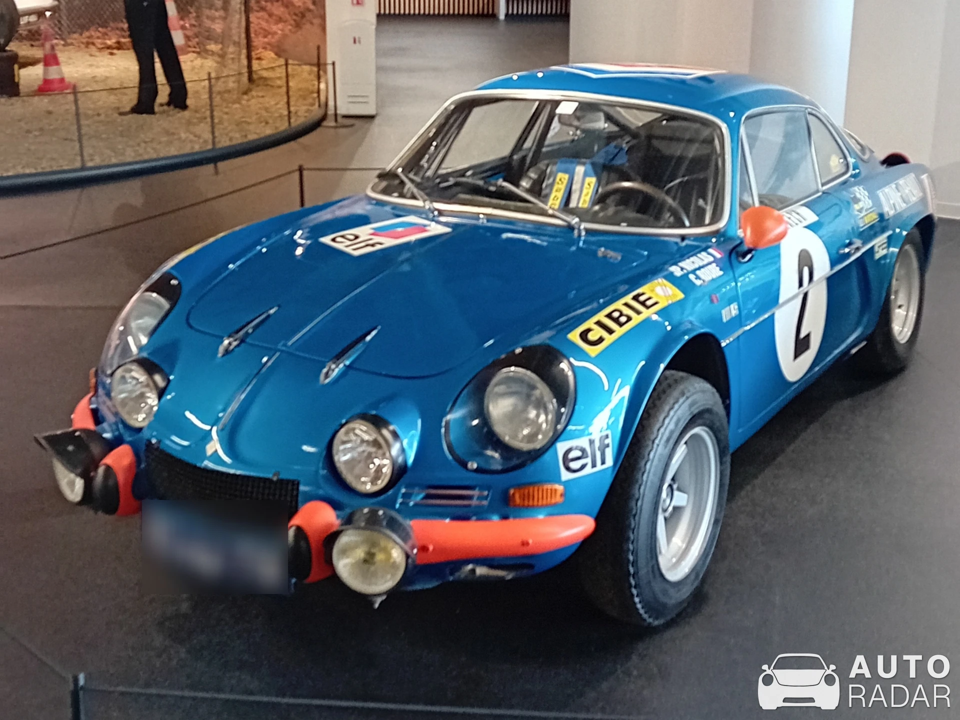 Alpine A110 1600 Group 4 Rallye spotted in Le Mans