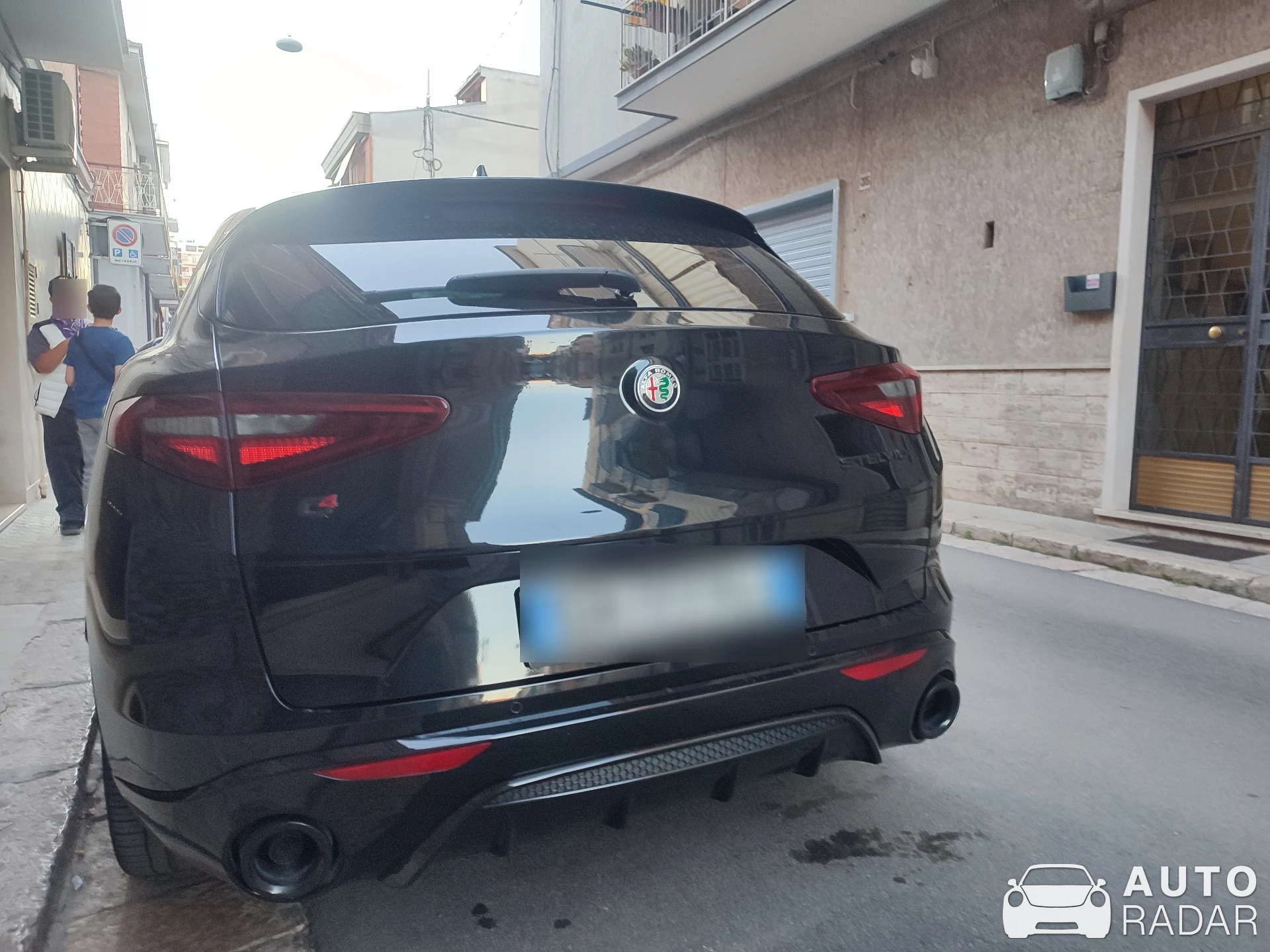 Alfa Romeo Stelvio spotted in San Severo, Italy