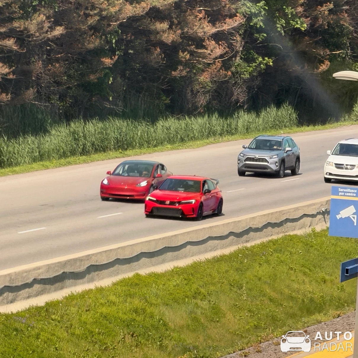 Honda Civic Type R FK8 spotted in Terrebonne