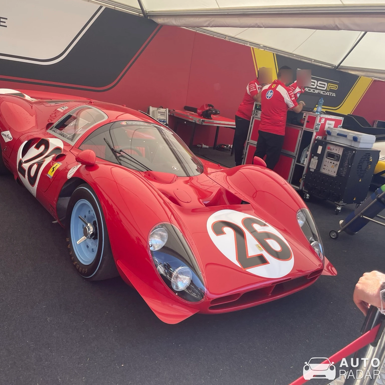 Ferrari 330 P4 Norwood spotted in Chichester