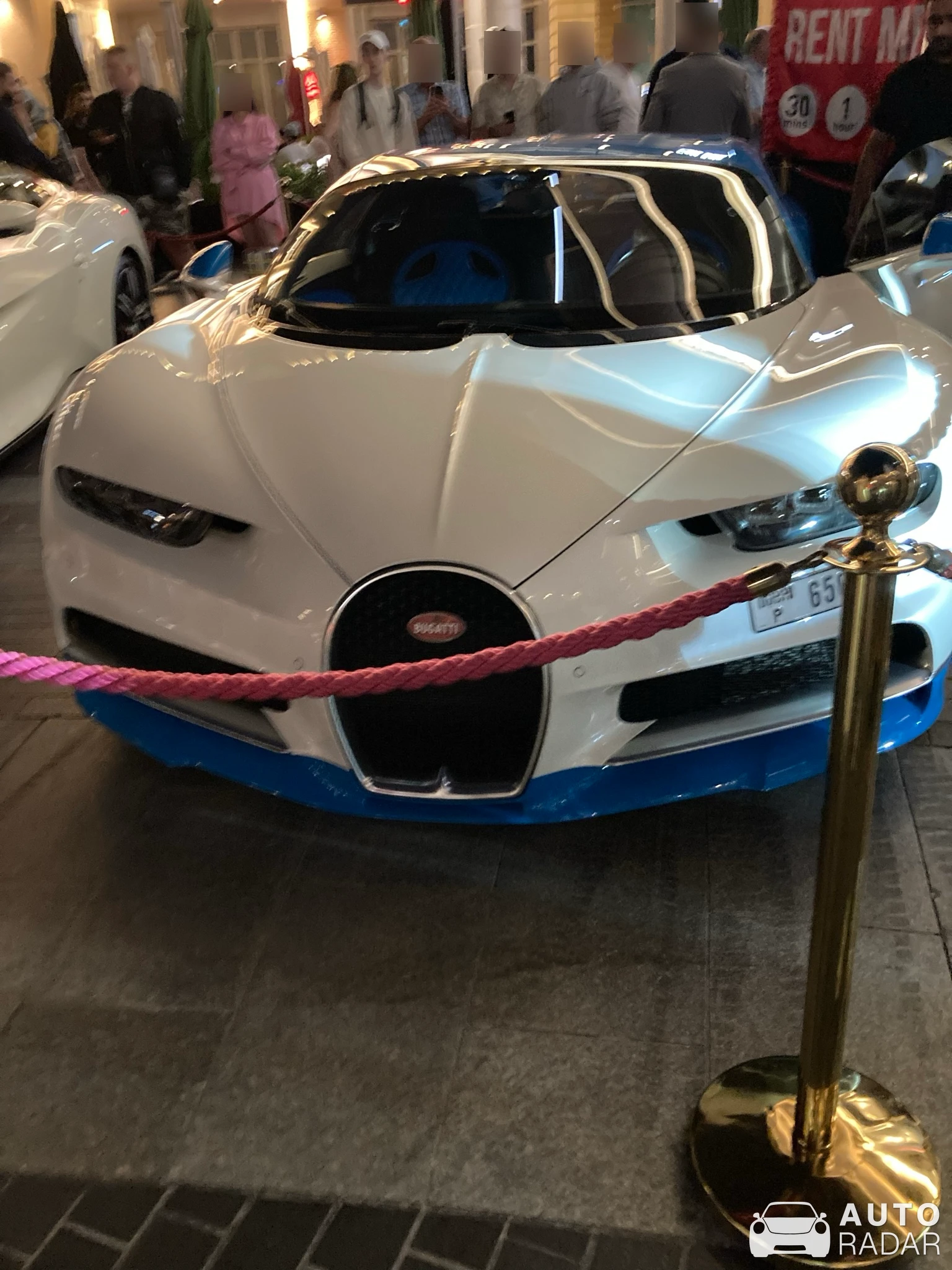 Bugatti Chiron spotted in Sharjah
