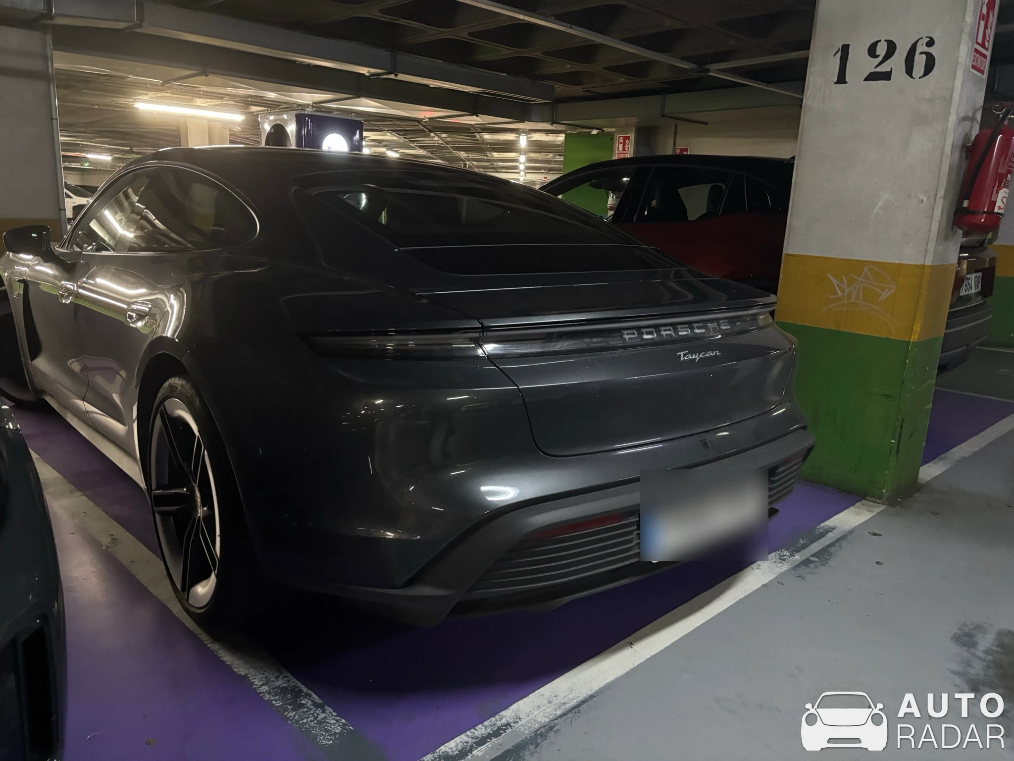 Porsche Taycan spotted in Santiago de Compostela