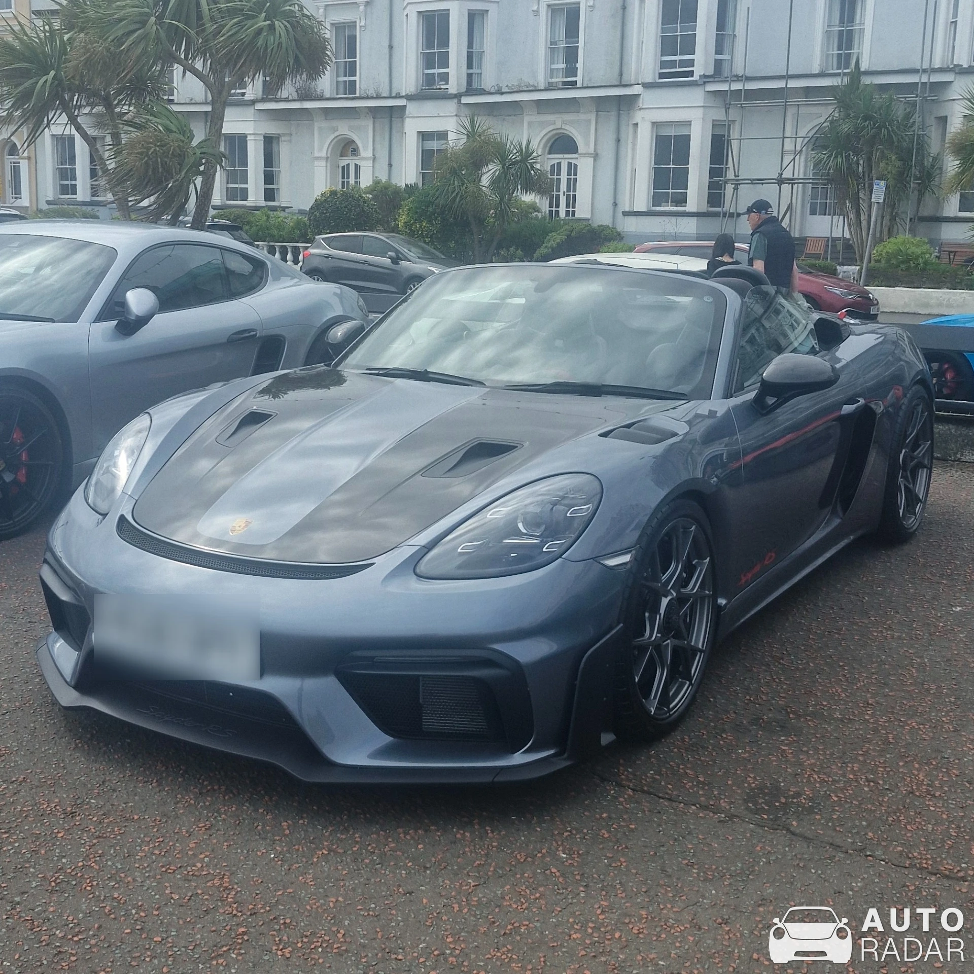 Porsche 718 Spyder RS spotted in Llandudno