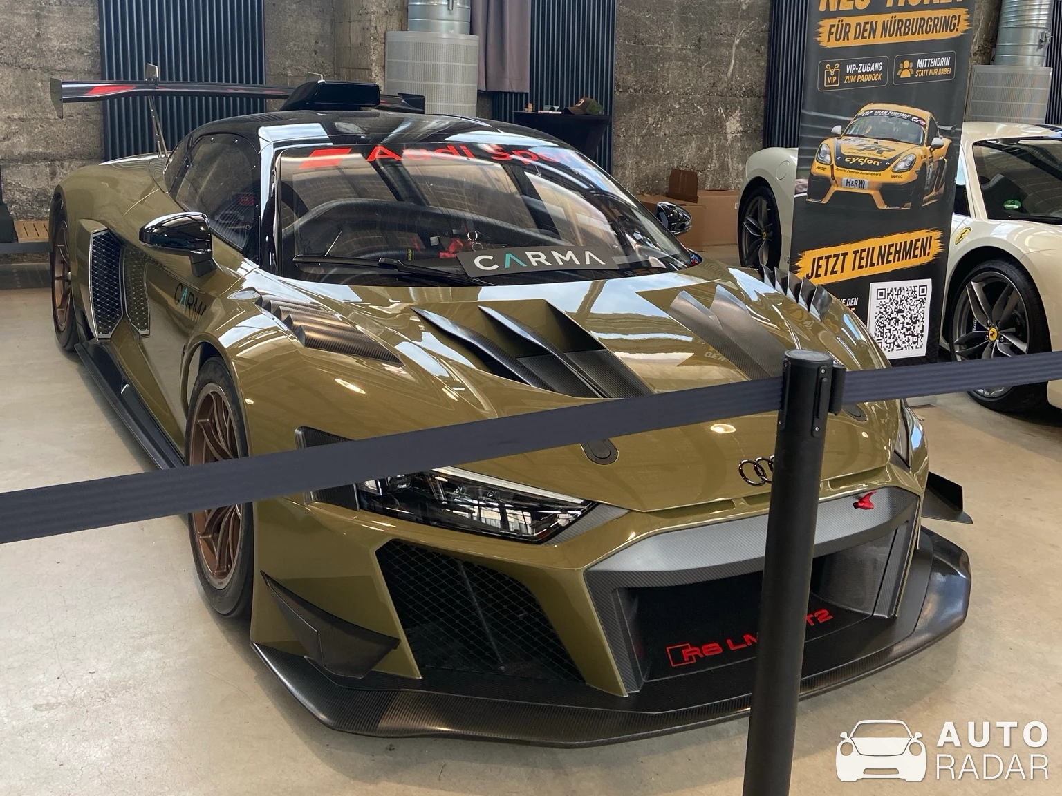 Audi R8 LMS GT2 spotted in München