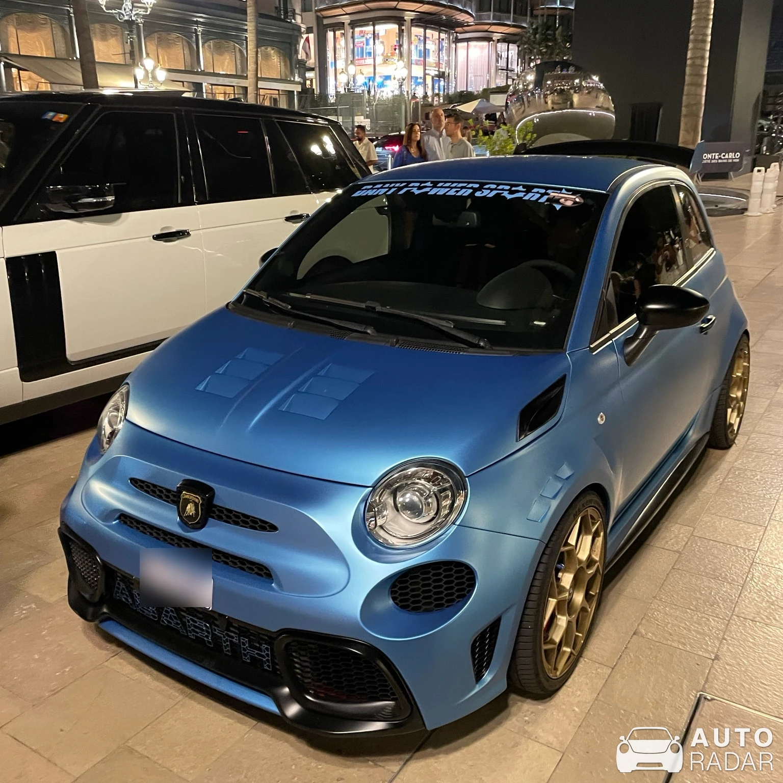 Abarth 595 Tributo Lamborghini spotted in Monaco