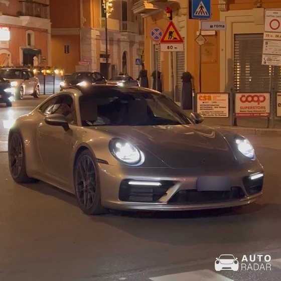 Porsche 992 Carrera 4S MkI spotted in Matera
