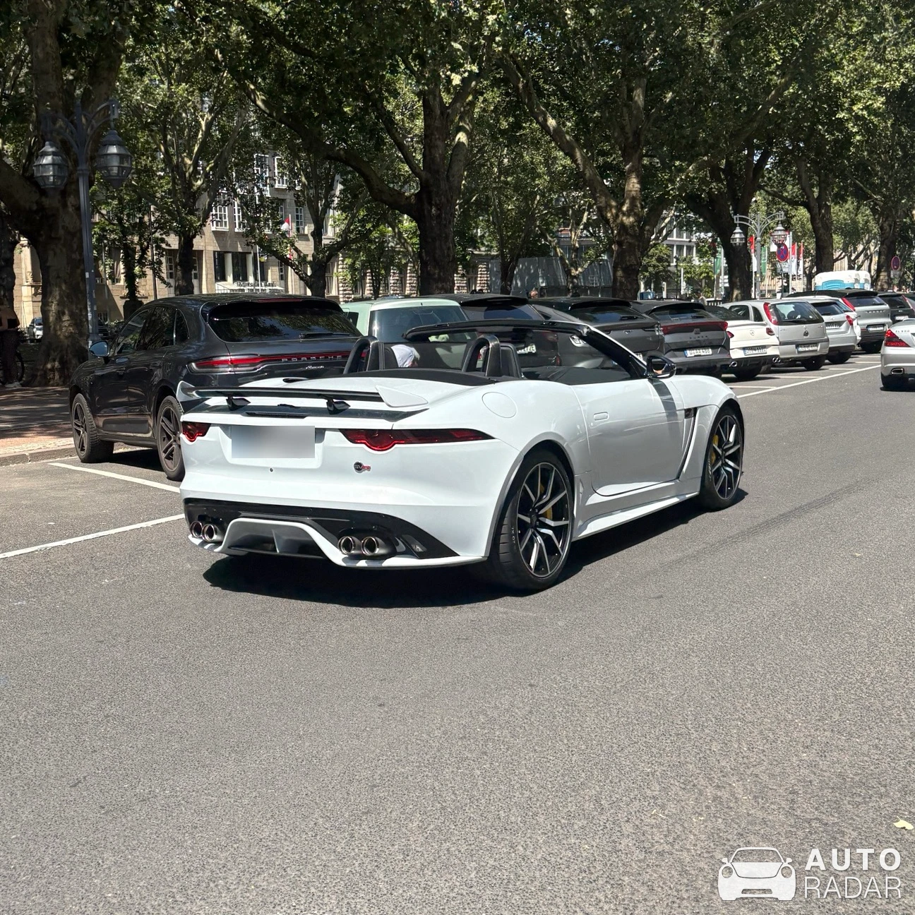 Jaguar F-Type SVR Convertible spotted in Düsseldorf