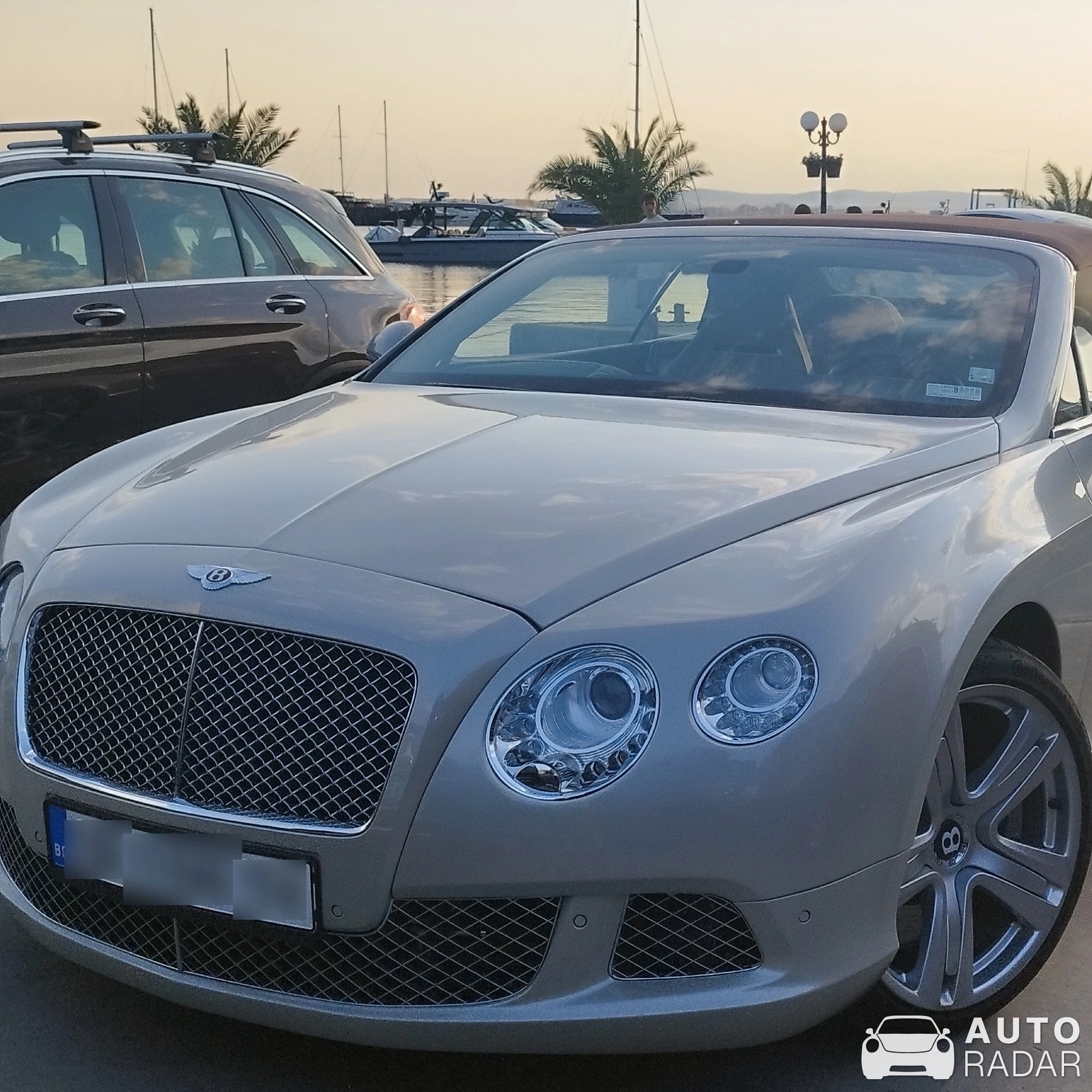 Bentley Continental Convertible spotted in Sveti Vlas, Bulgaria