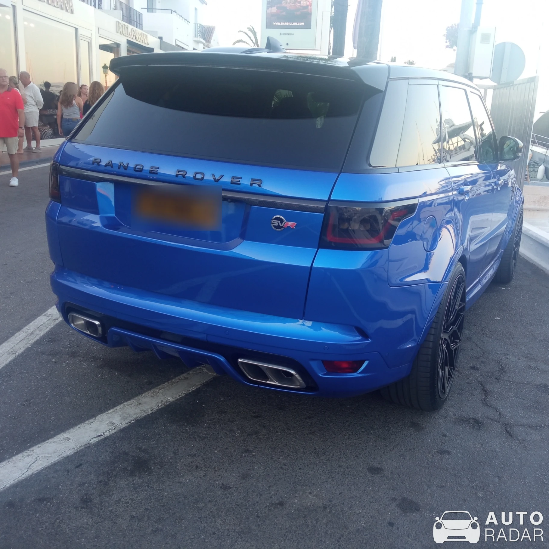 Land Rover Range Rover Sport SVR Carbon Edition spotted in Marbella, Spain